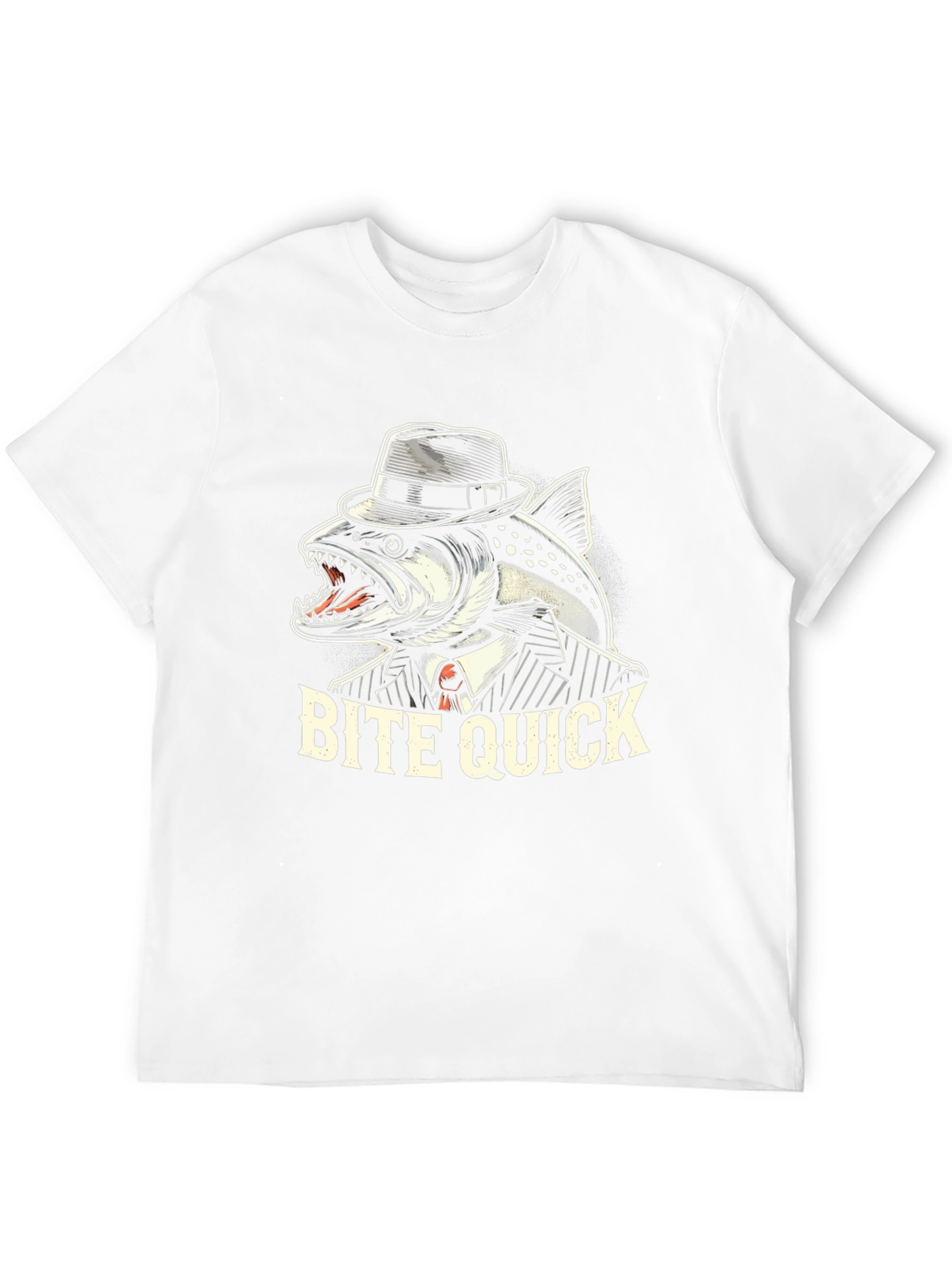 Bite Quick Fish Graphic T-Shirt