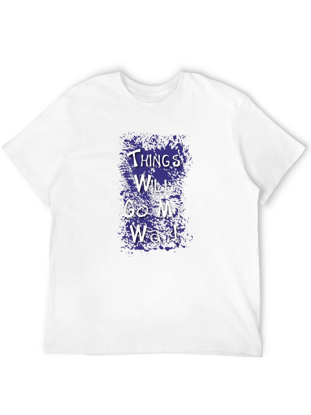 Things Will Go My Way Graphic Tee - Black