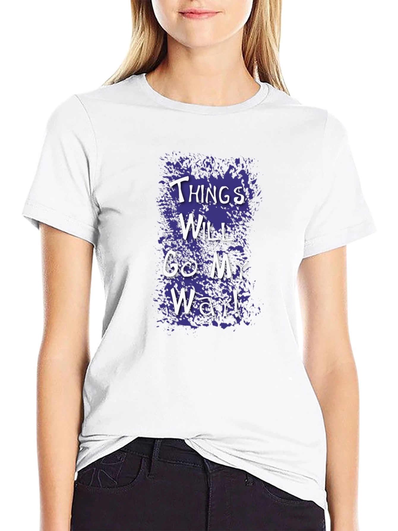 Things Will Go My Way Graphic Tee - Black