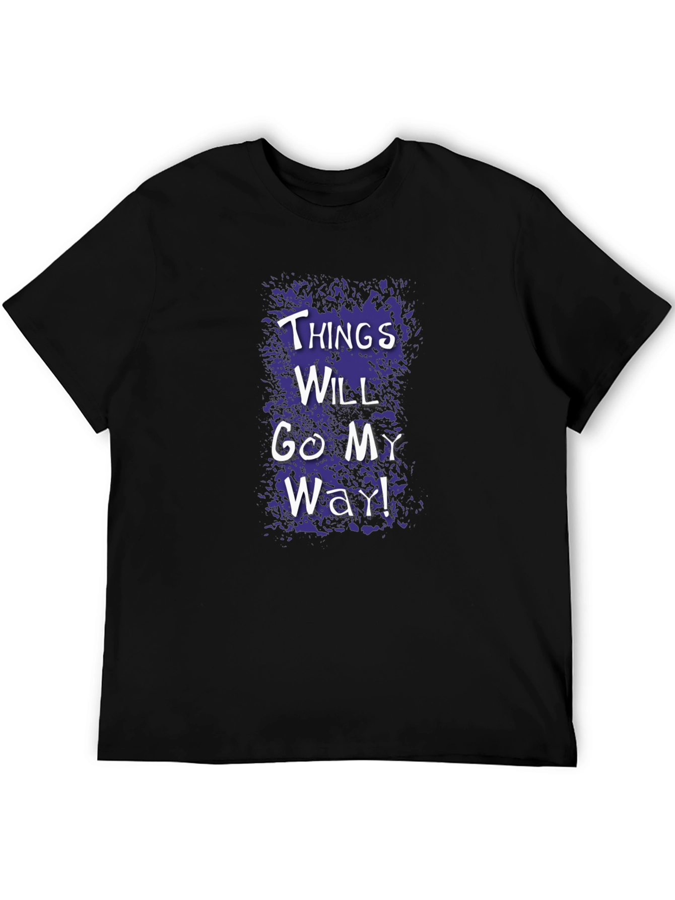 Things Will Go My Way Graphic Tee - Black