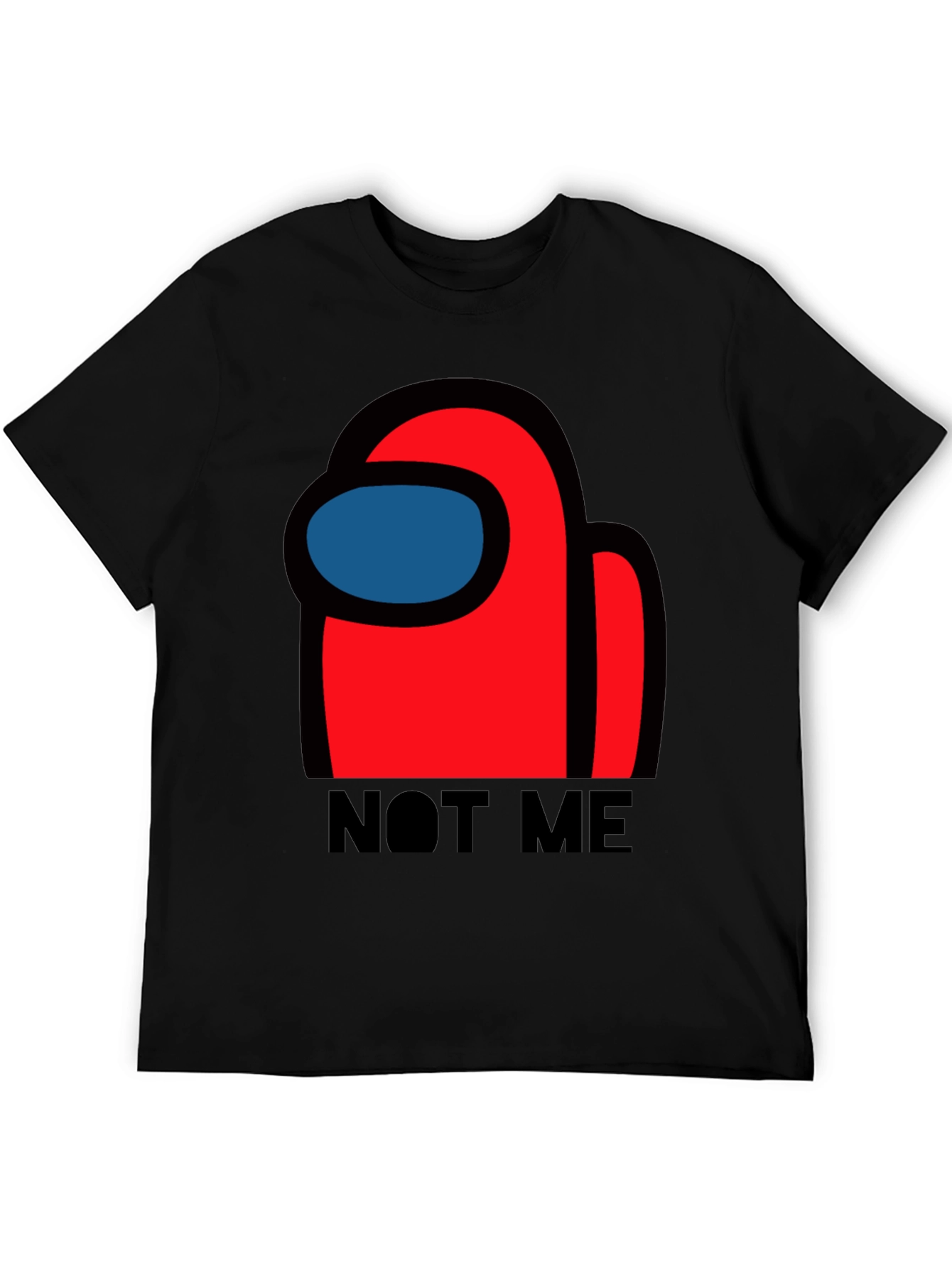 Among Us Not Me Graphic T-Shirt - Crewmate Imposter Style