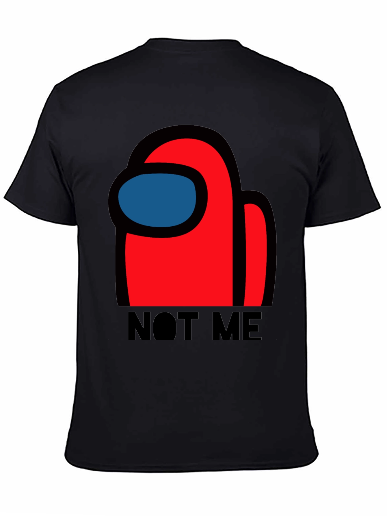 Among Us Not Me Graphic T-Shirt - Crewmate Imposter Style