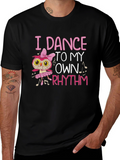 I Dance to My Own Rhythm Owl T-Shirt