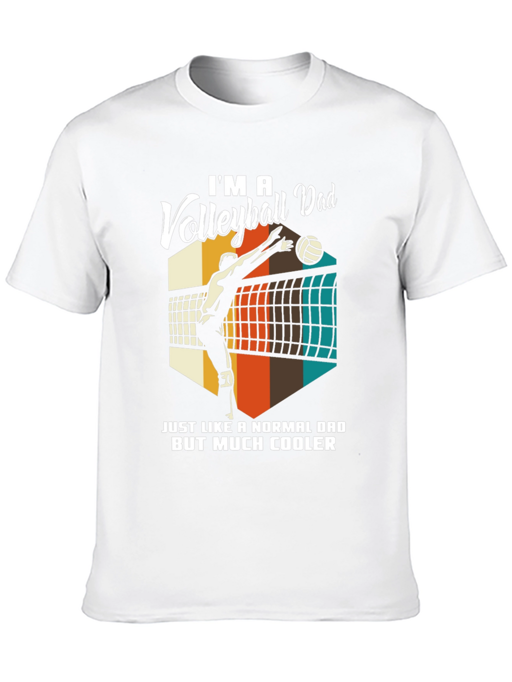 Volleyball Dad T-Shirt - Cool Dad Edition