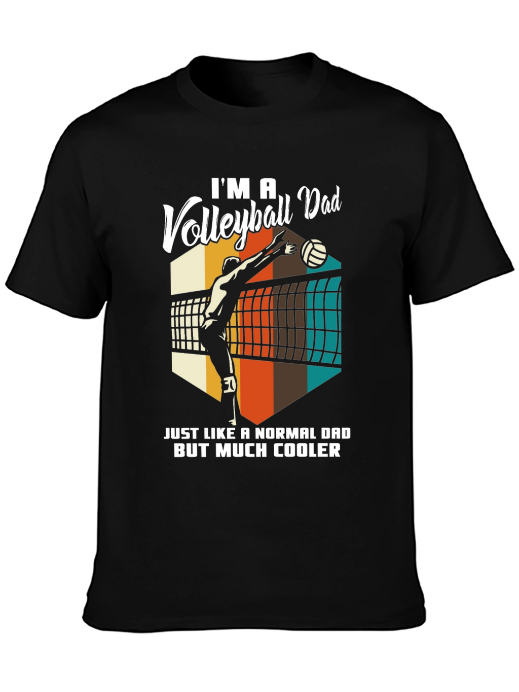 Volleyball Dad T-Shirt - Cool Dad Edition
