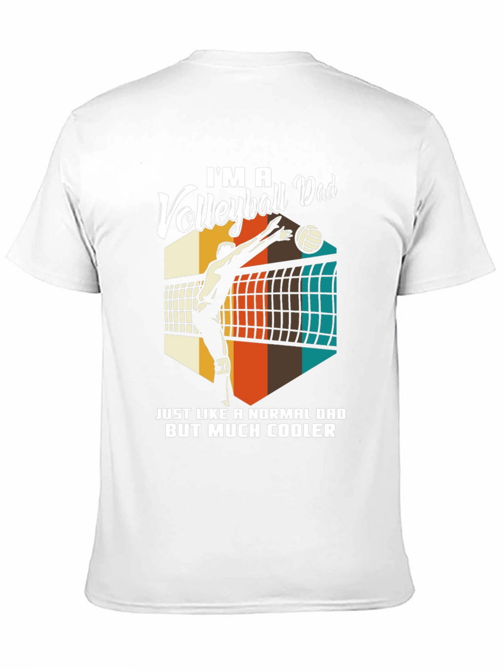 Volleyball Dad T-Shirt - Cool Dad Edition