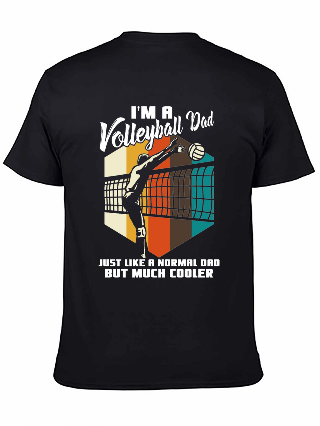 Volleyball Dad T-Shirt - Cool Dad Edition