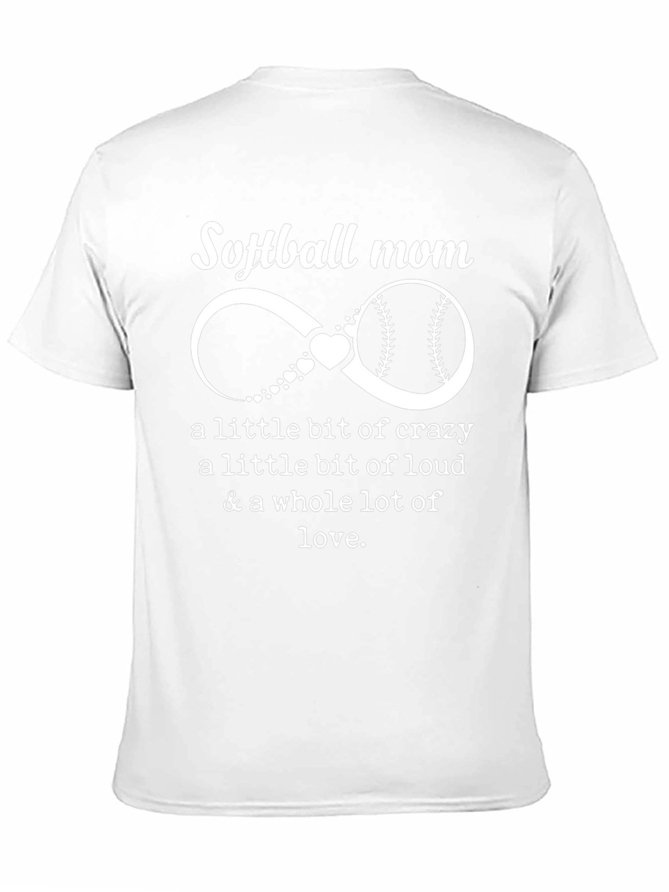 Softball Mom T-Shirt - Crazy Loud Love