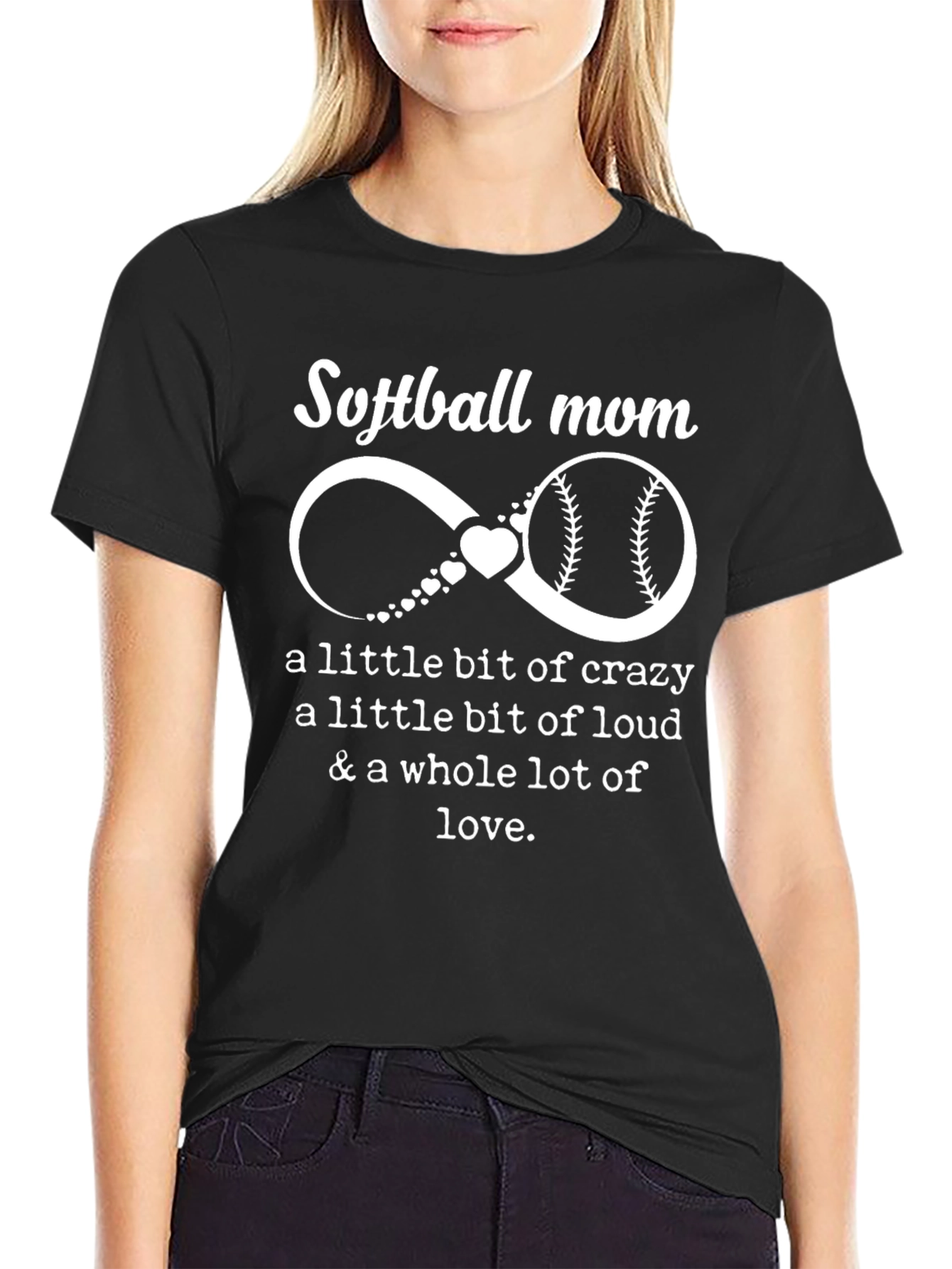 Softball Mom T-Shirt - Crazy Loud Love