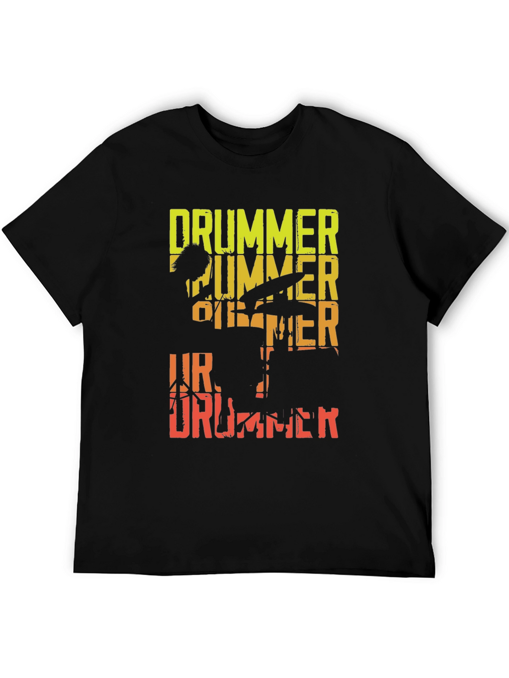 Drummer Graphic Tee - Music Lover T-Shirt