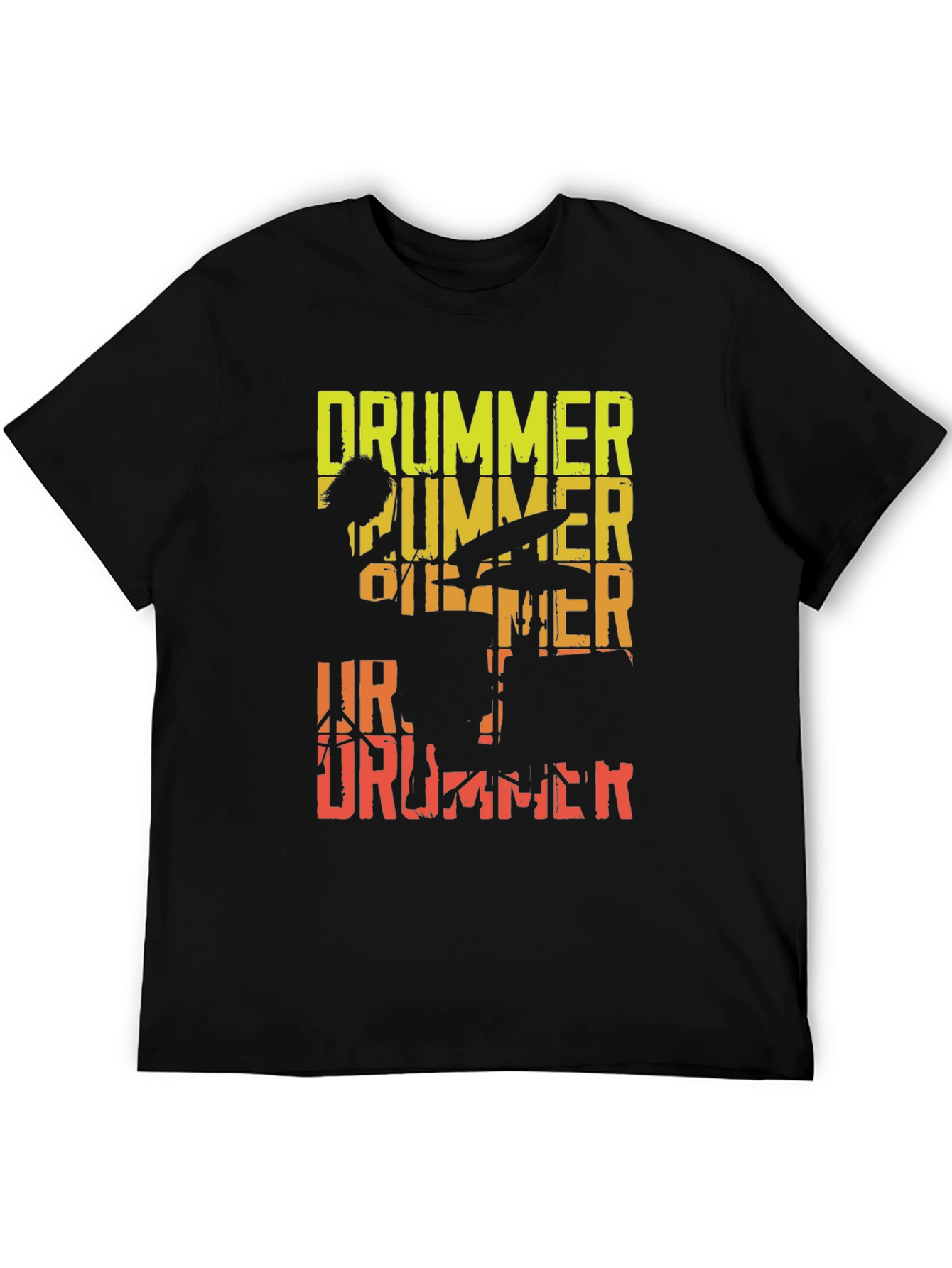 Drummer Graphic Tee - Music Lover T-Shirt
