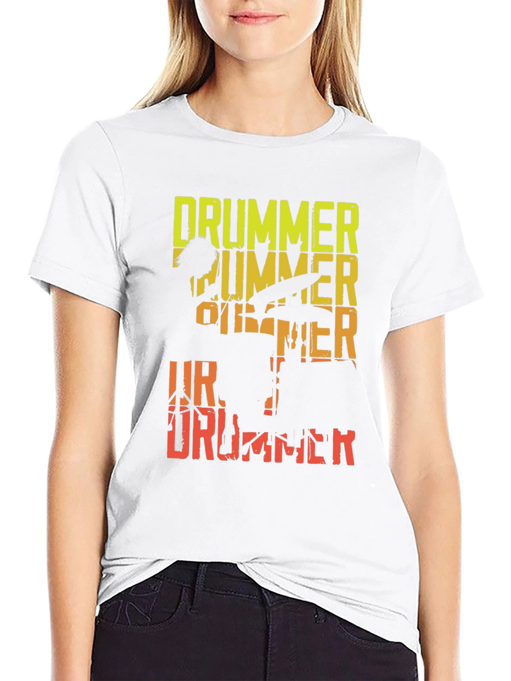Drummer Graphic Tee - Music Lover T-Shirt