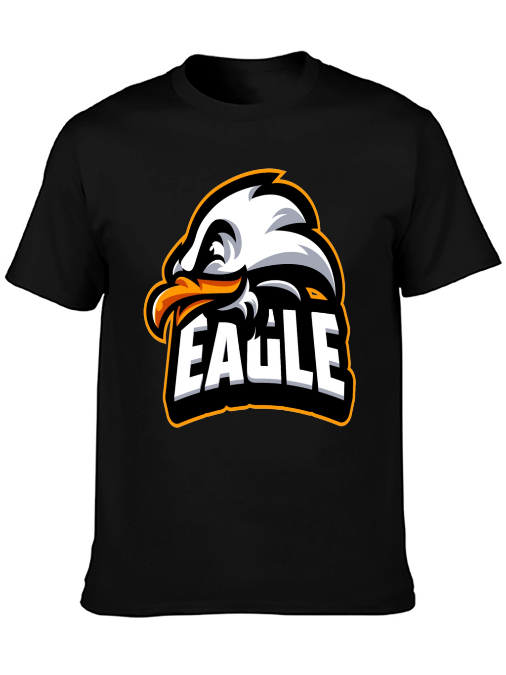 Cool Eagle Graphic T-Shirt - Black