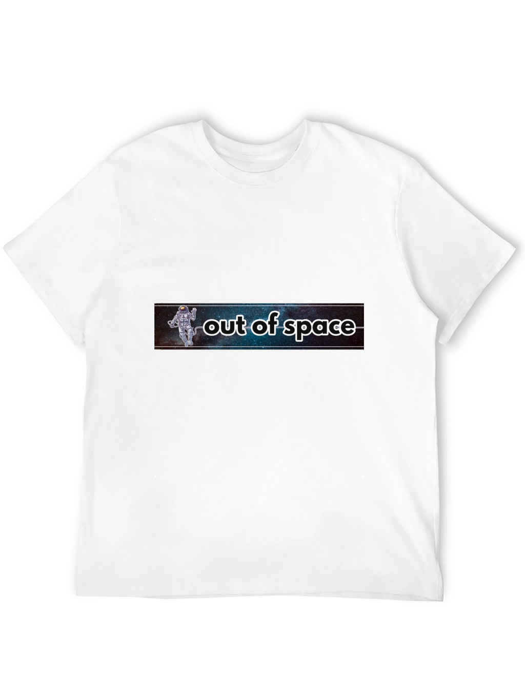 Out of Space Graphic Tee - Black Astronaut Design