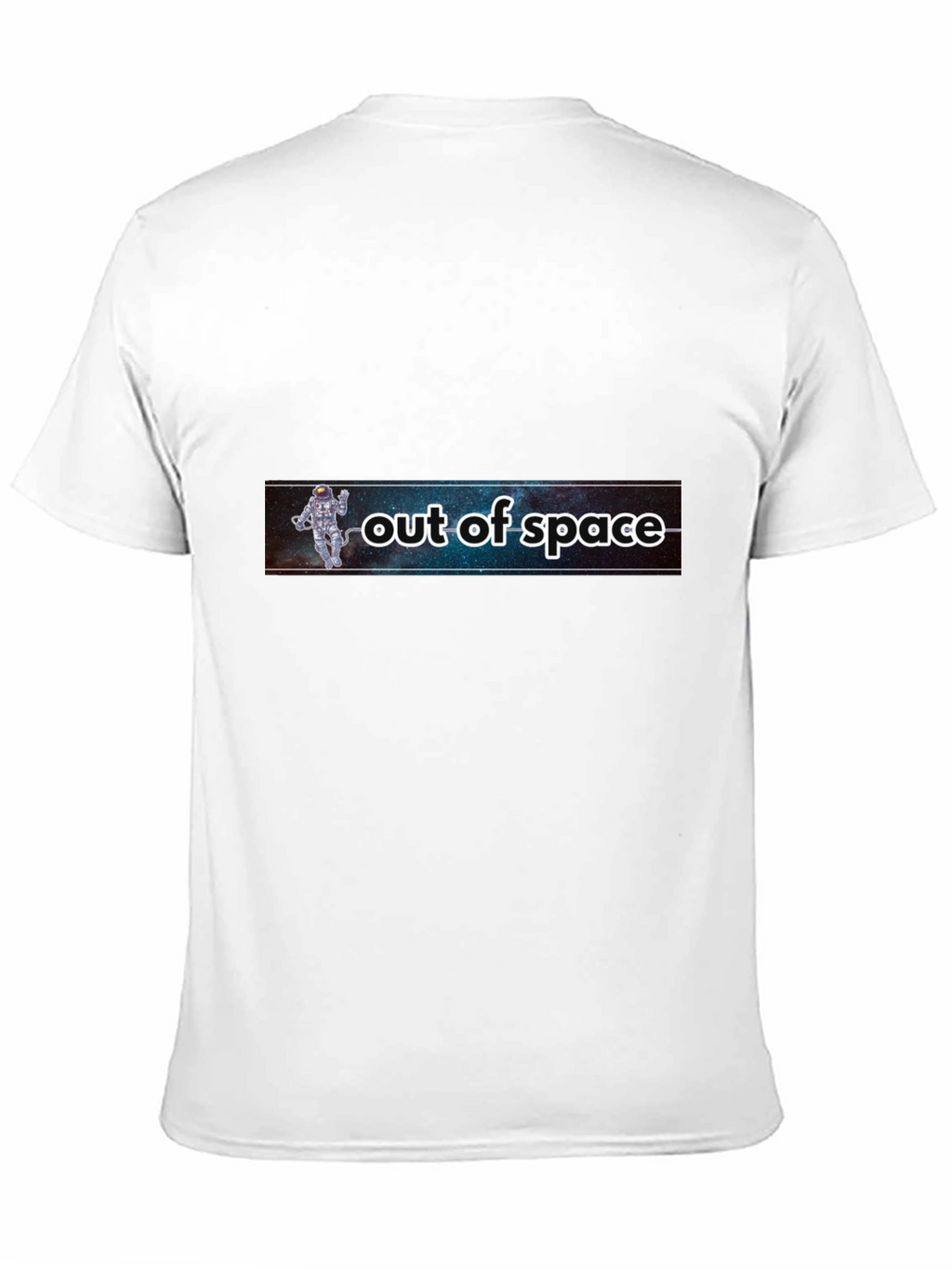 Out of Space Graphic Tee - Black Astronaut Design
