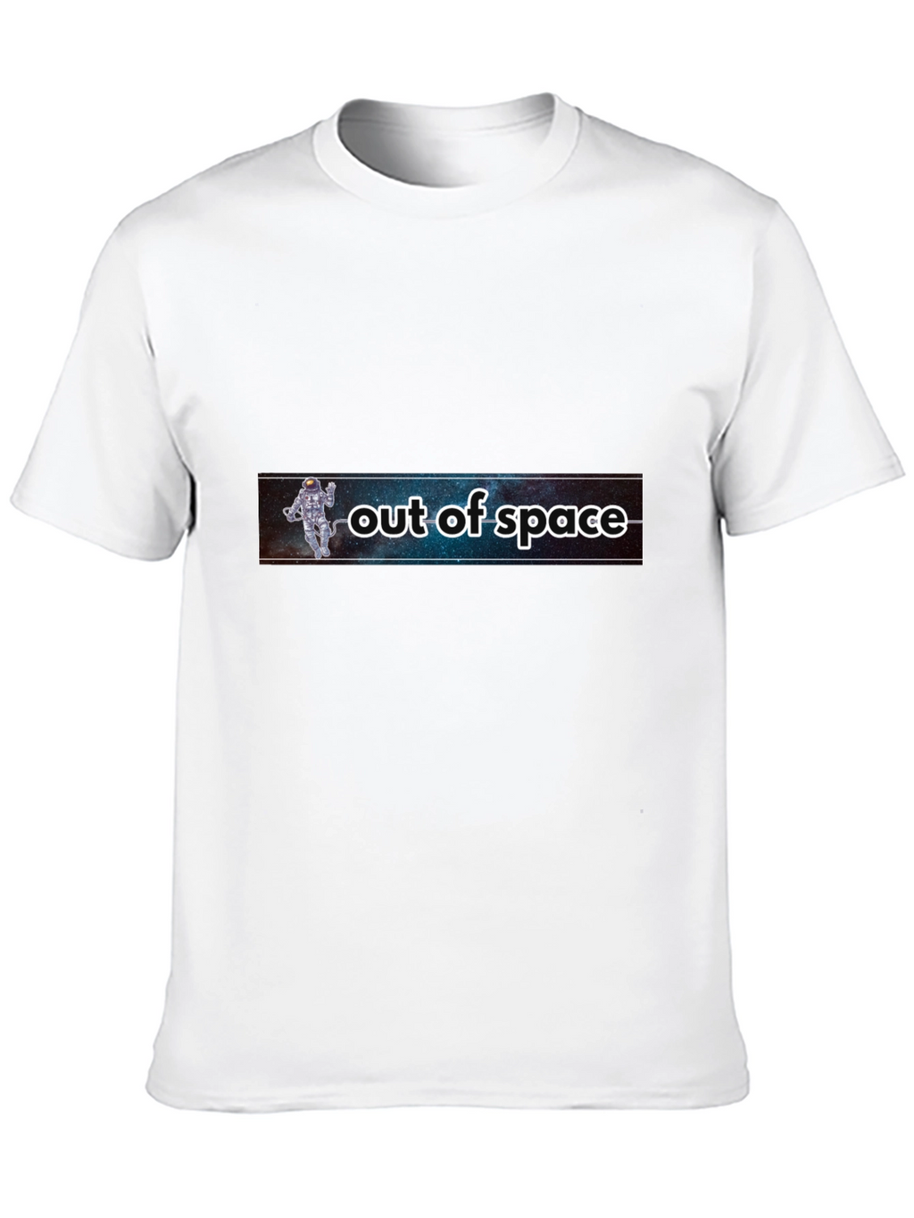 Out of Space Graphic Tee - Black Astronaut Design