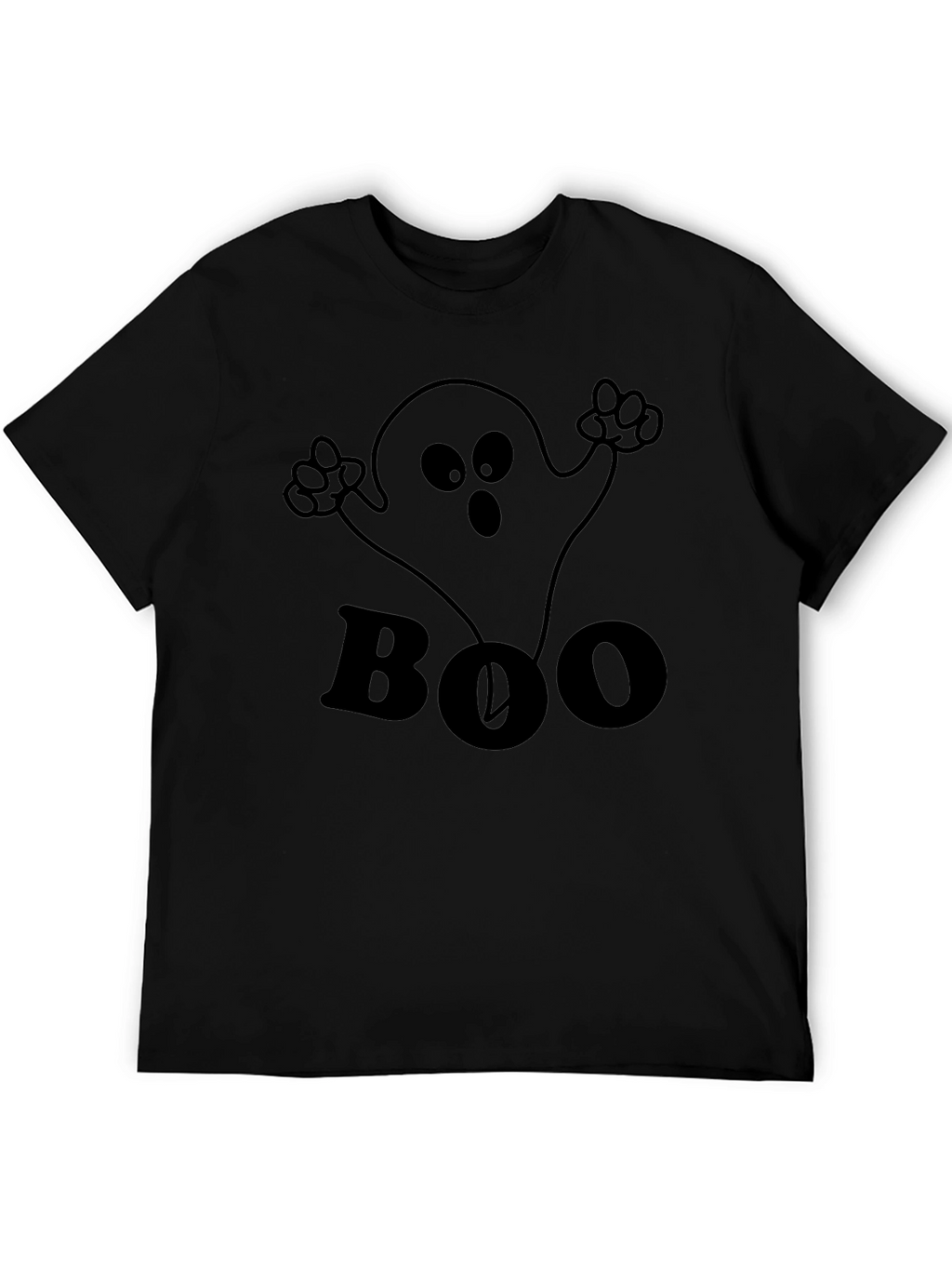 Boo Ghost Graphic Tee - Halloween Fun!