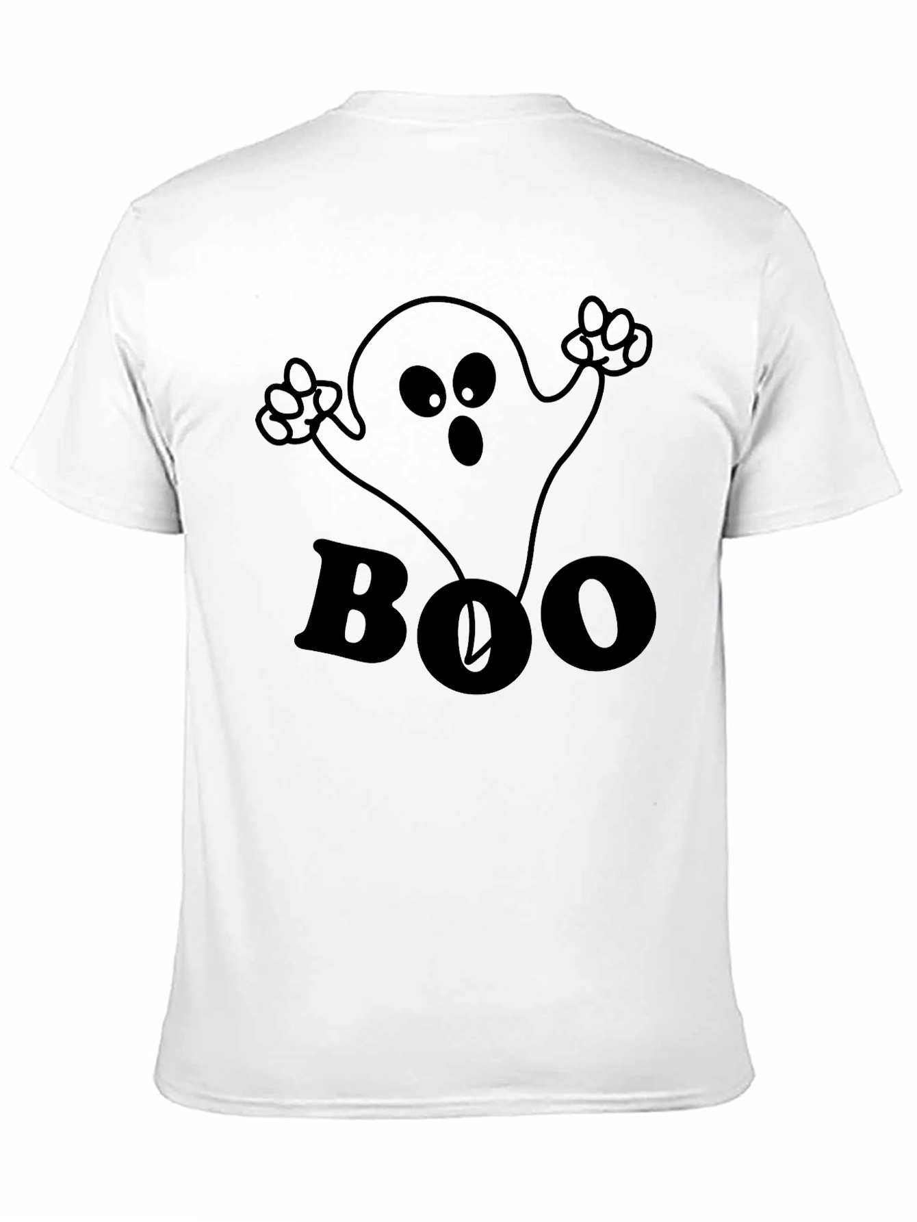 Boo Ghost Graphic Tee - Halloween Fun!