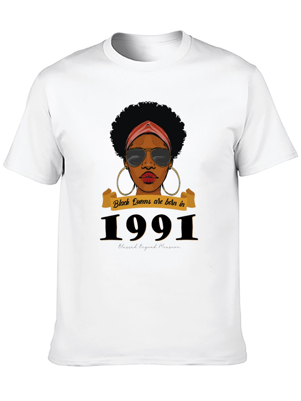 Black Queen 1991 Birthday T-Shirt