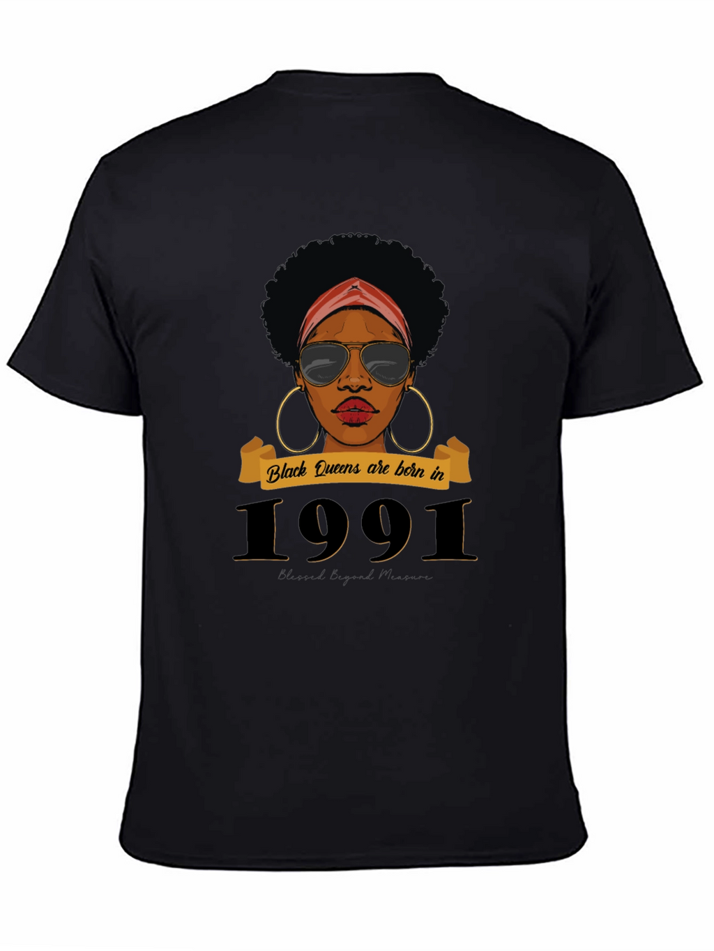 Black Queen 1991 Birthday T-Shirt