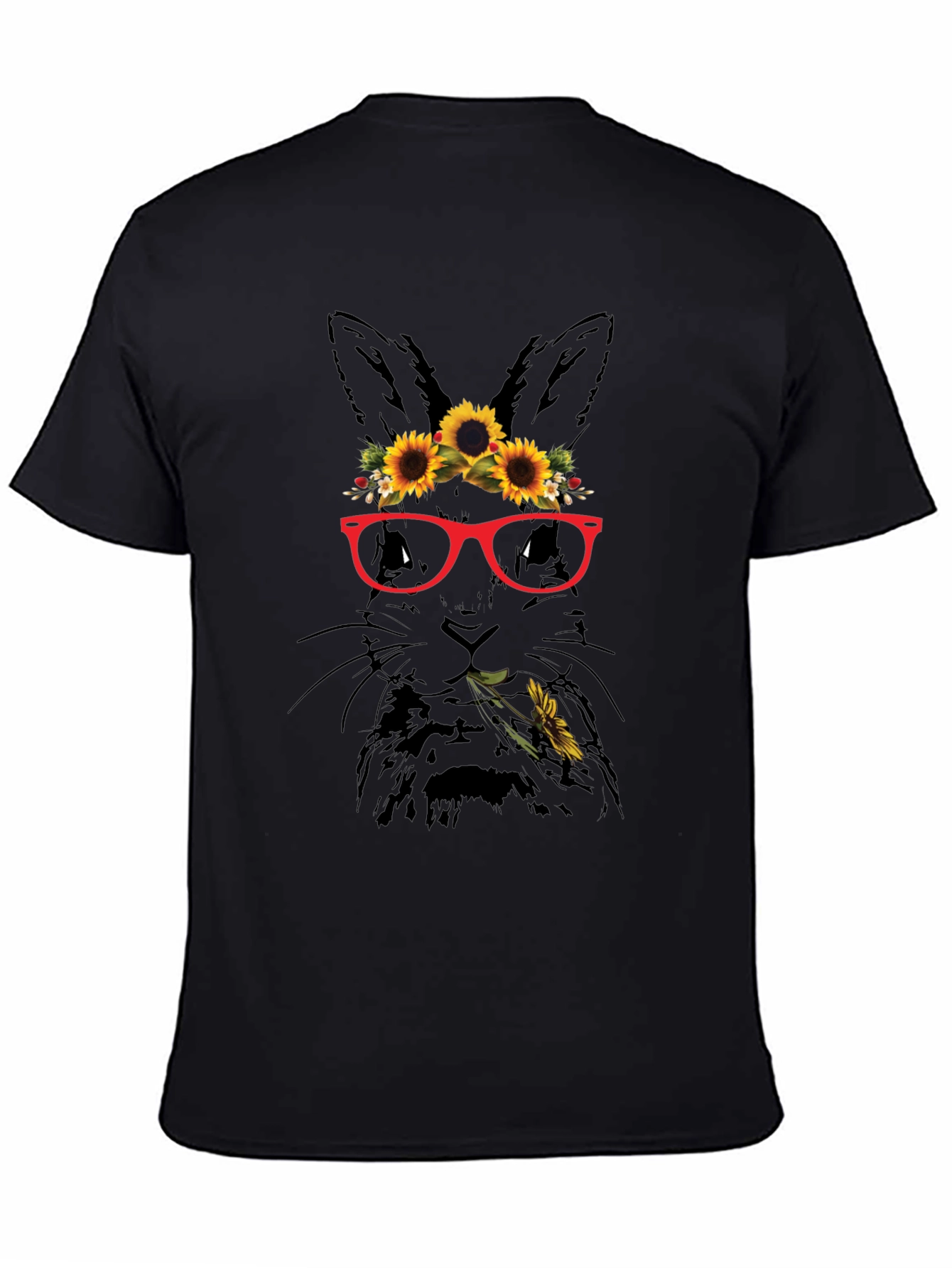 Bunny with Sunflowers T-Shirt