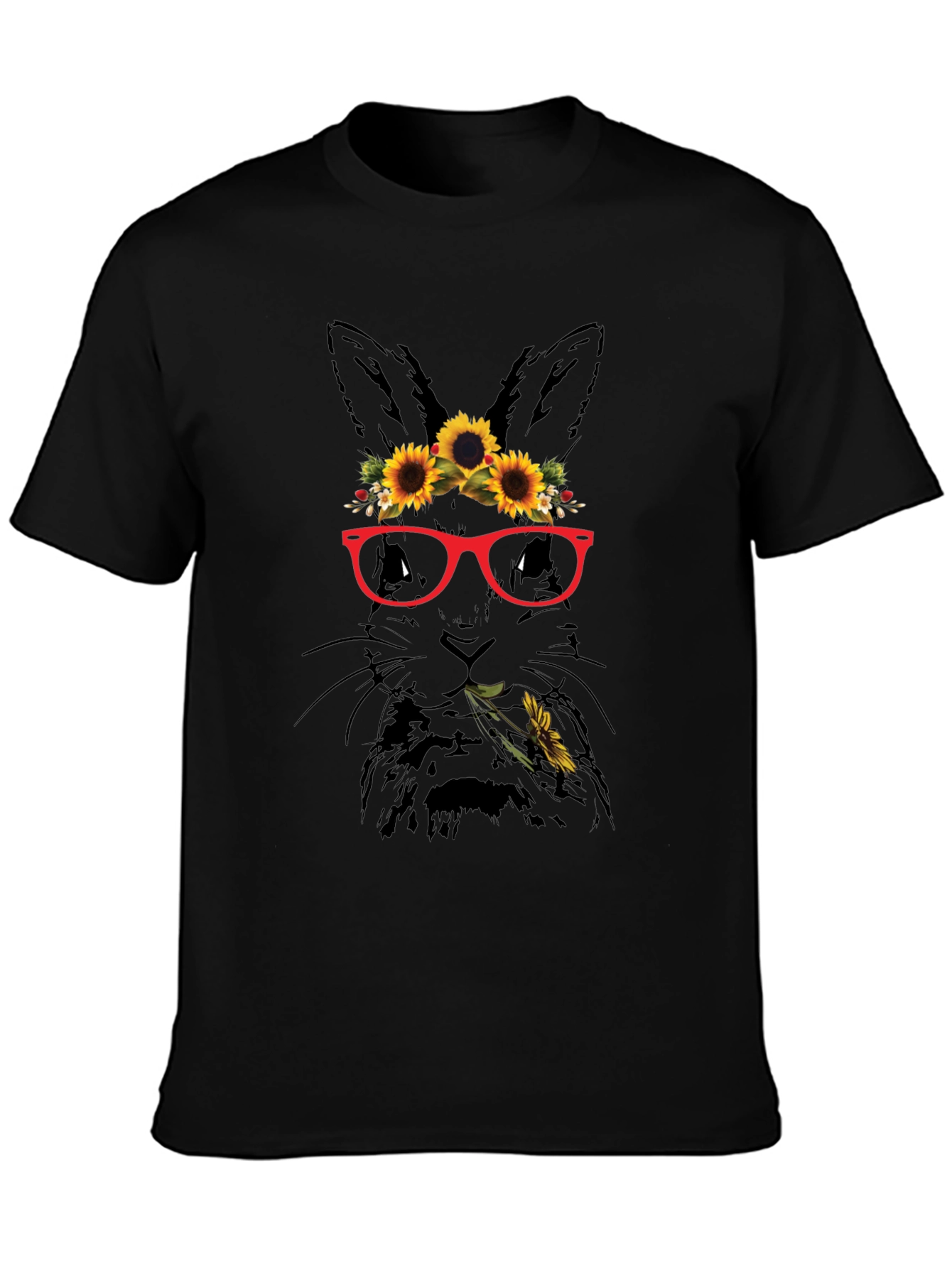Bunny with Sunflowers T-Shirt