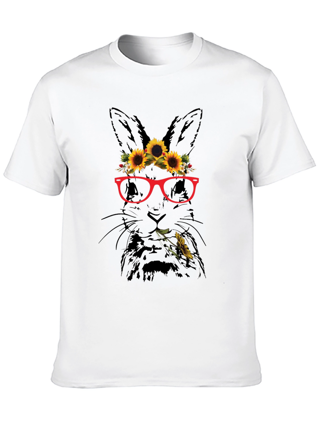 Bunny with Sunflowers T-Shirt
