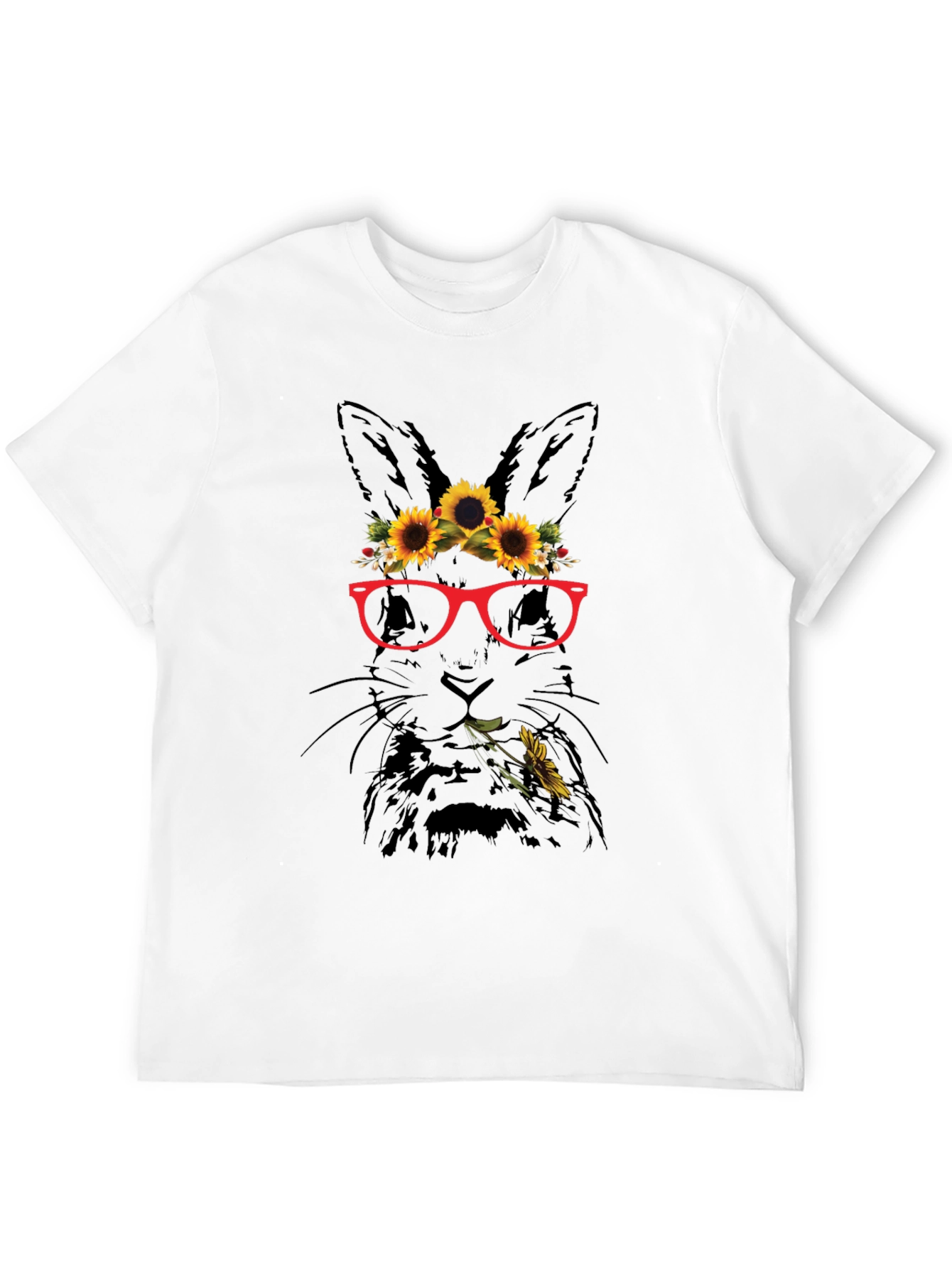 Bunny with Sunflowers T-Shirt