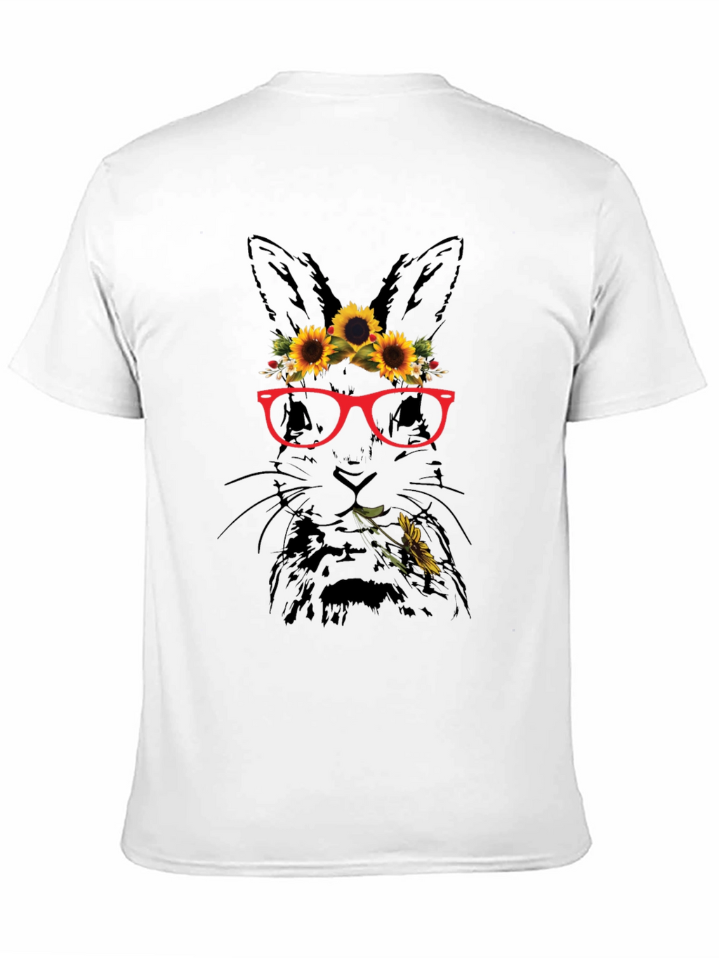 Bunny with Sunflowers T-Shirt