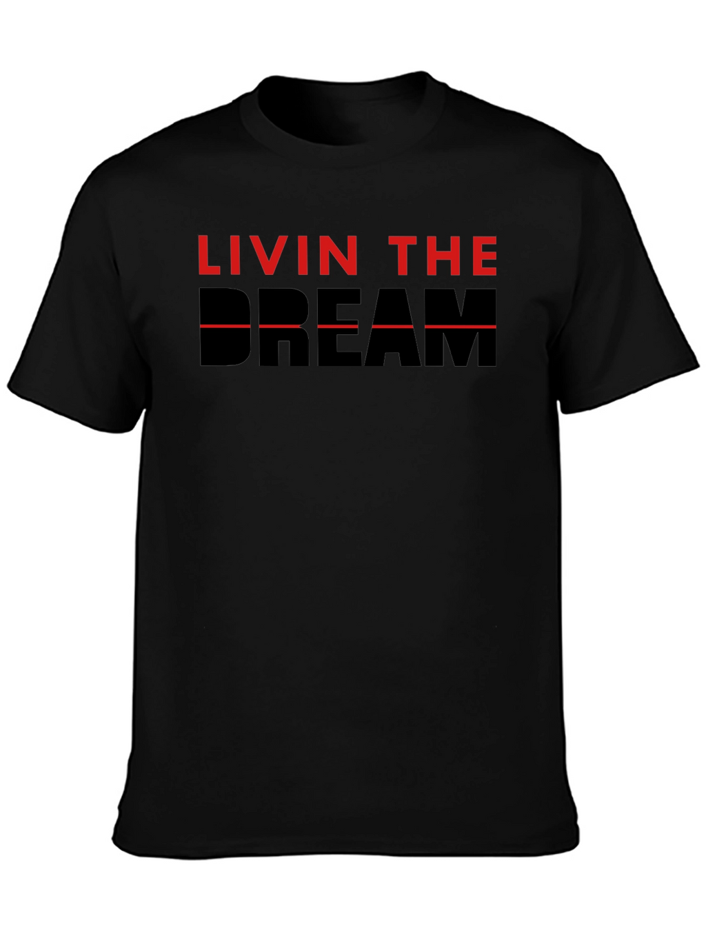 Livin The Dream Graphic Tee - Black