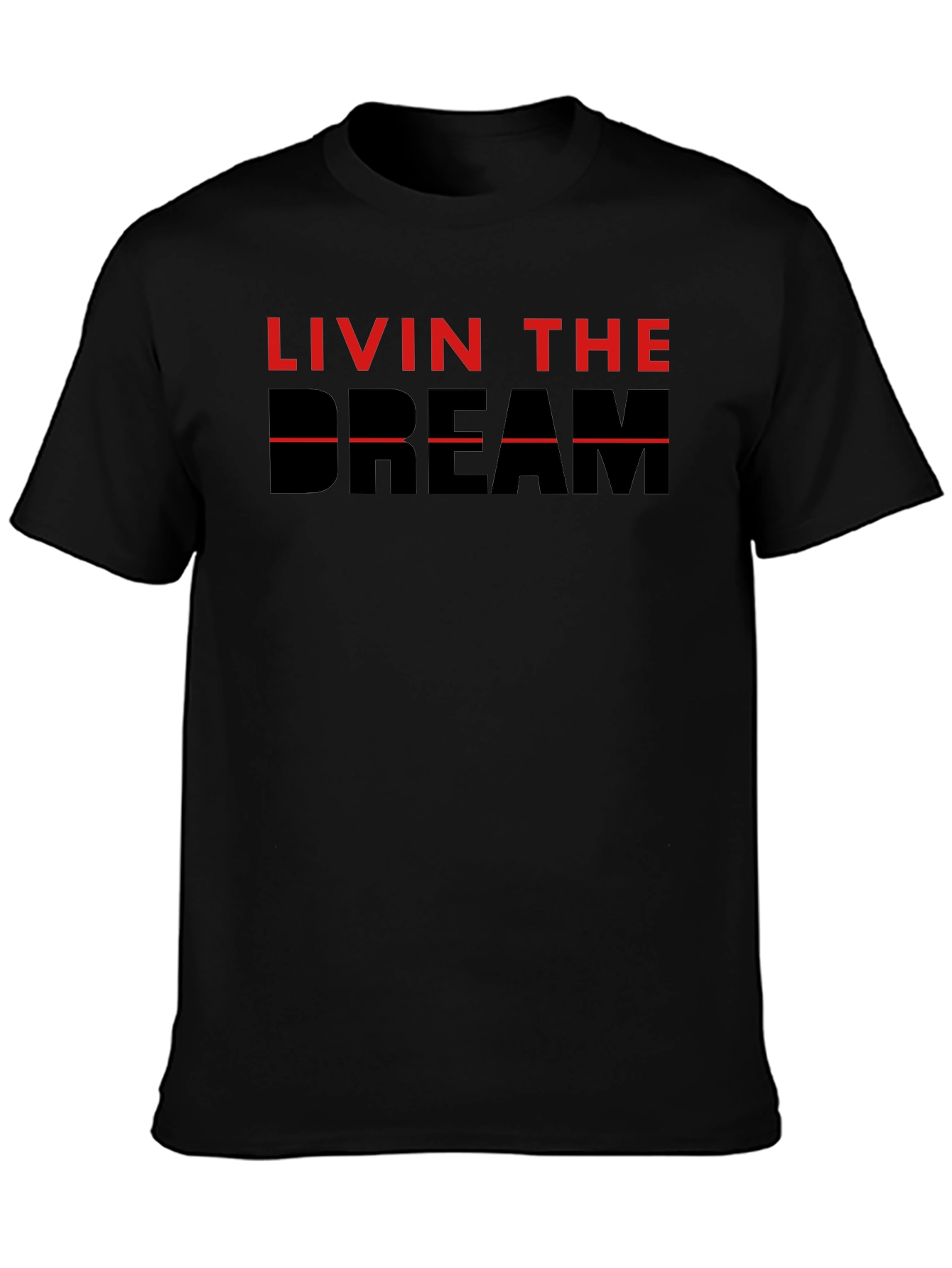Livin The Dream Graphic Tee - Black