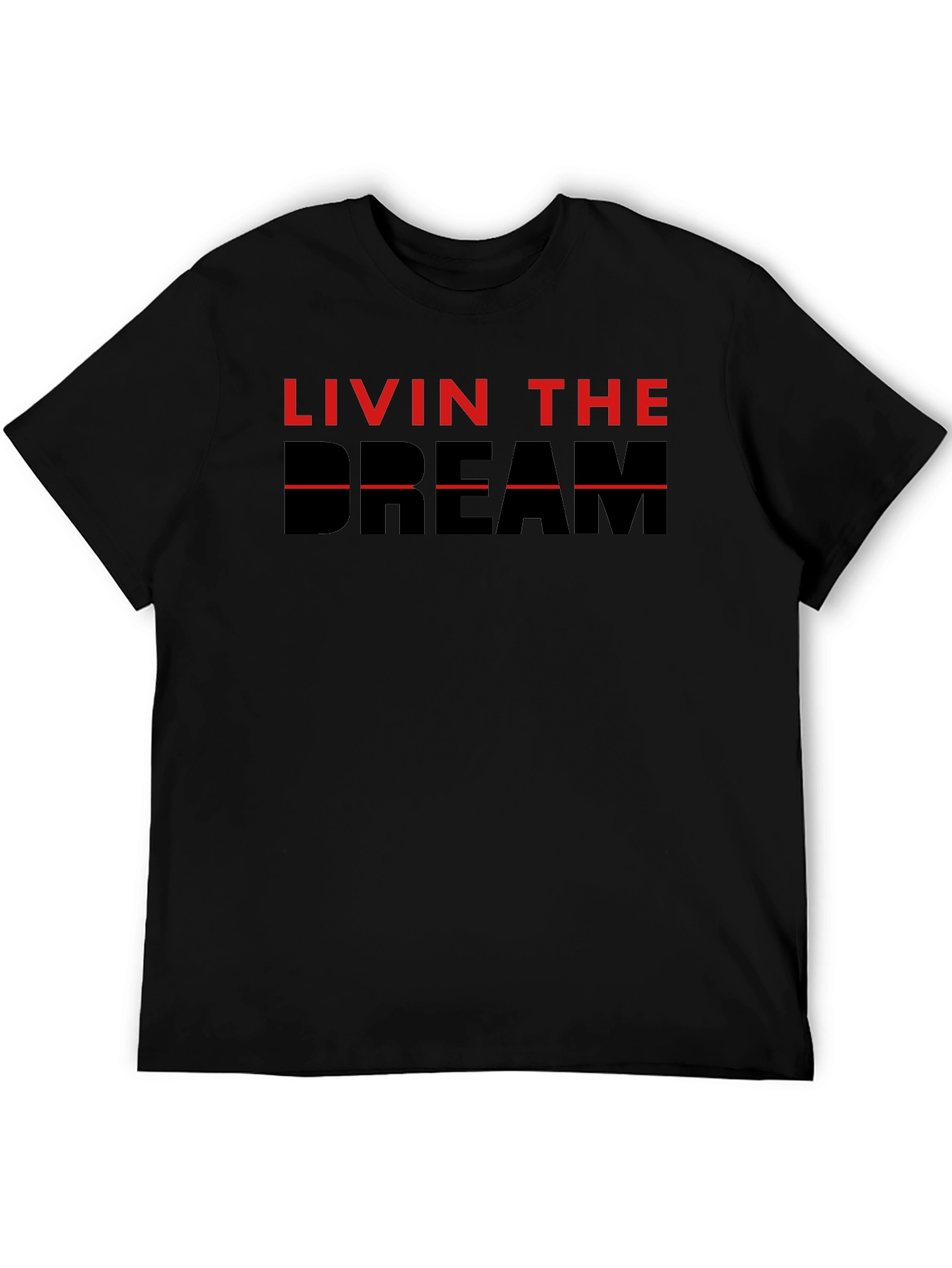 Livin The Dream Graphic Tee - Black