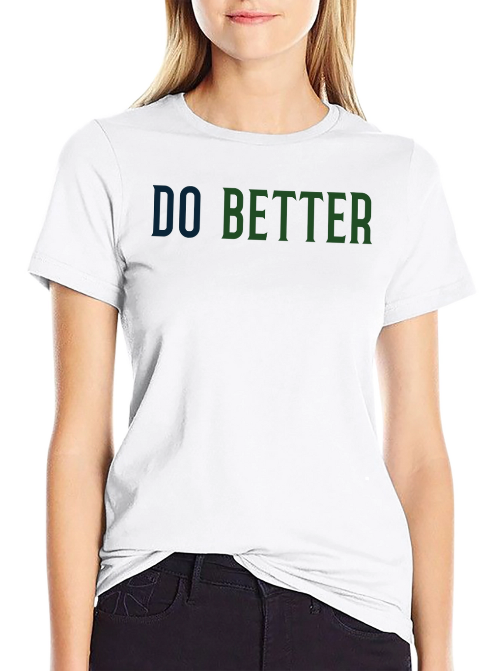 Do Better Graphic Print Crew Neck T-Shirt