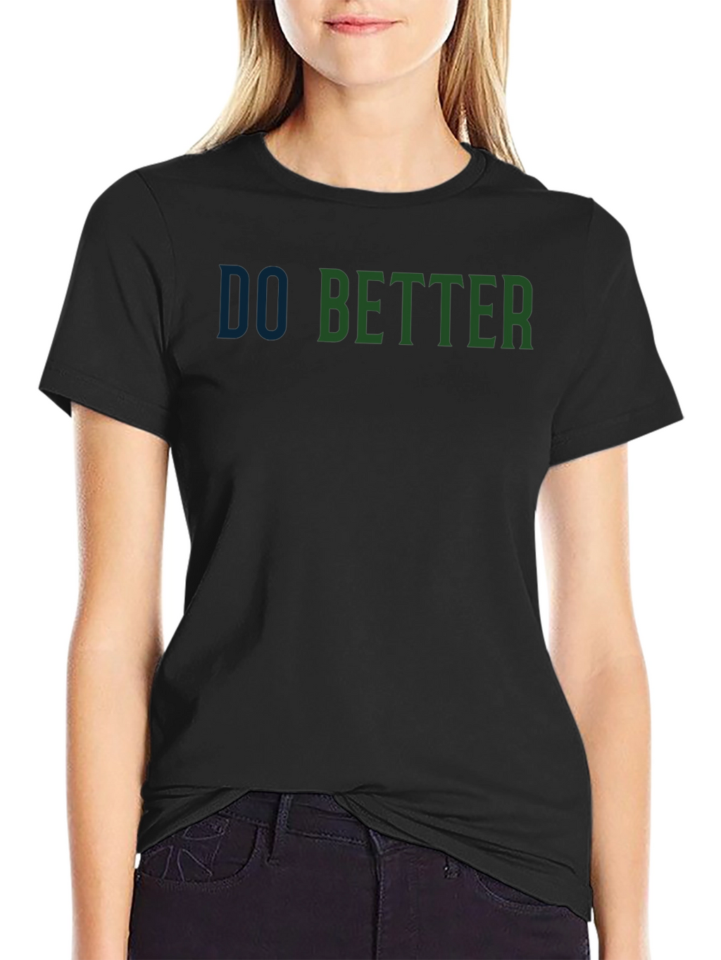 Do Better Graphic Print Crew Neck T-Shirt