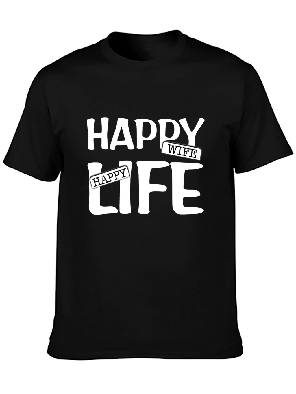 Happy Wife Happy Life Graphic Tee