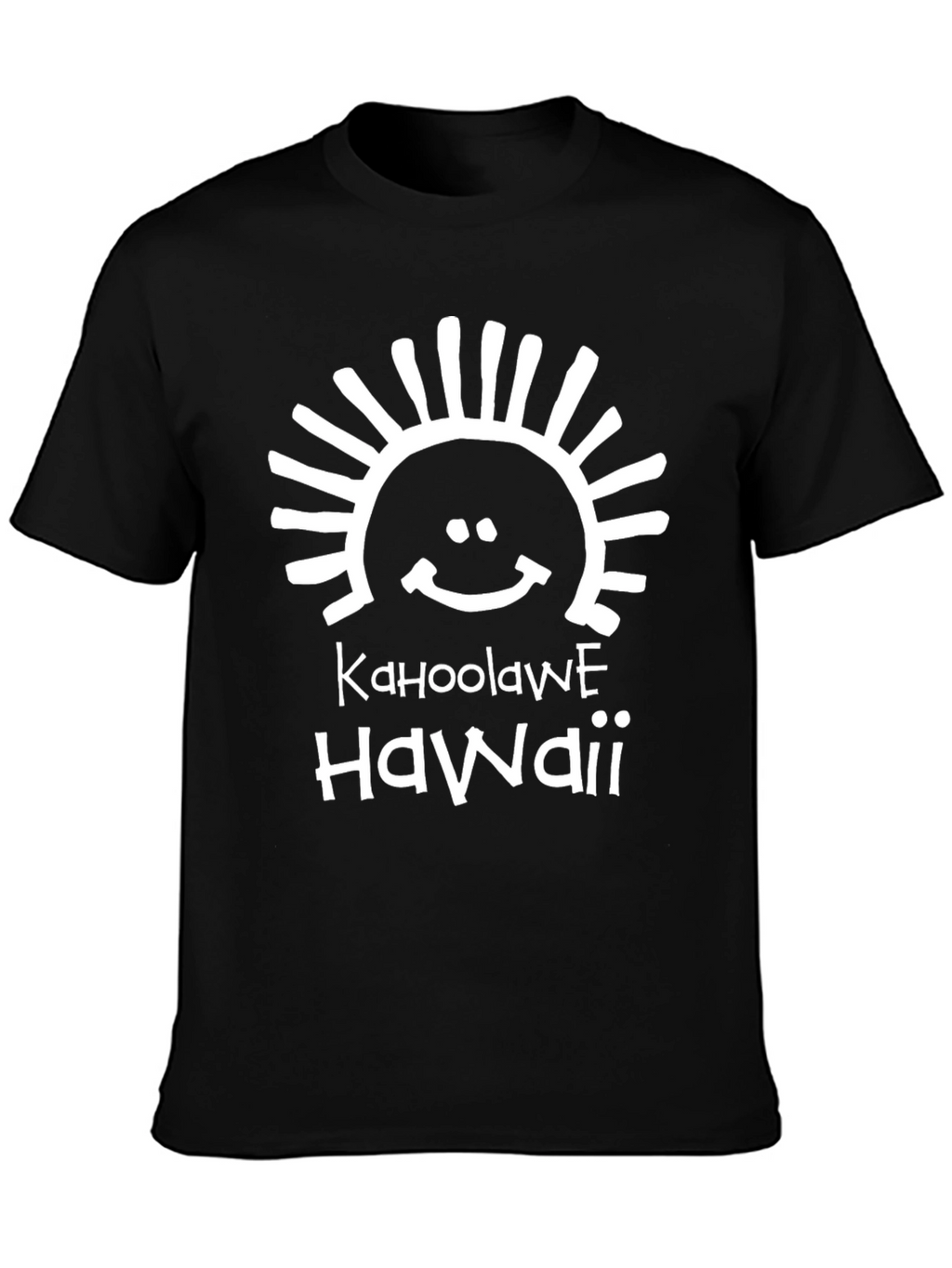 Kahoolawe Hawaii T-Shirt Black Graphic Tee
