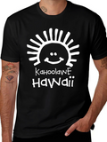 Kahoolawe Hawaii T-Shirt Black Graphic Tee
