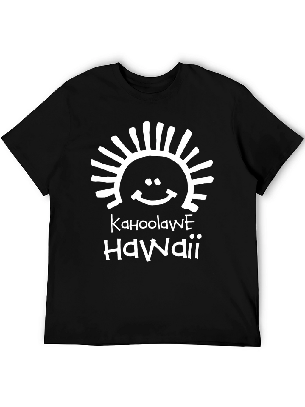 Kahoolawe Hawaii T-Shirt Black Graphic Tee