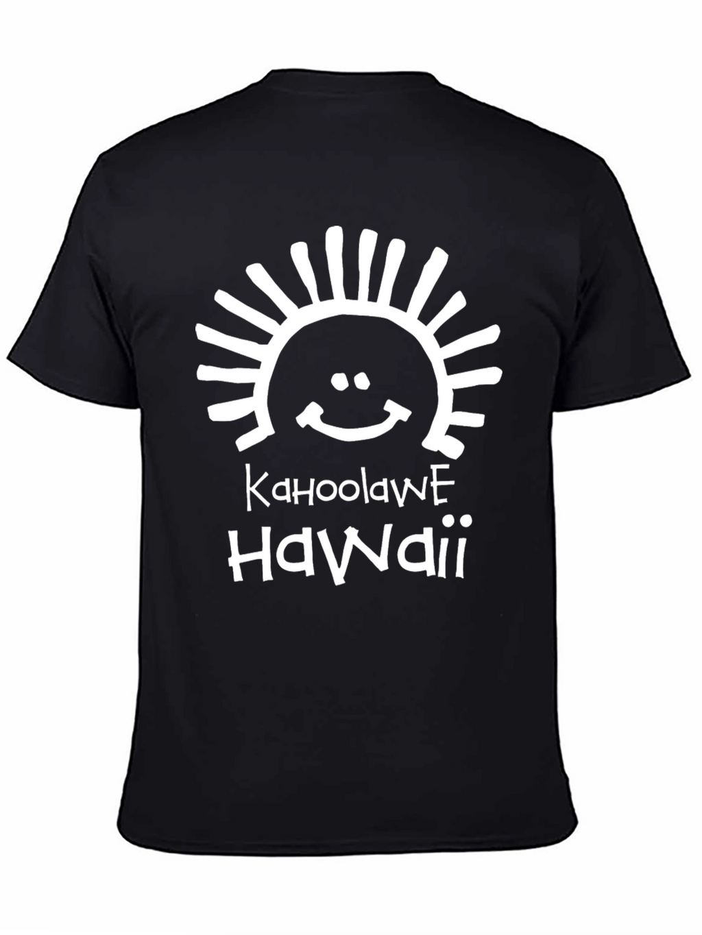 Kahoolawe Hawaii T-Shirt Black Graphic Tee