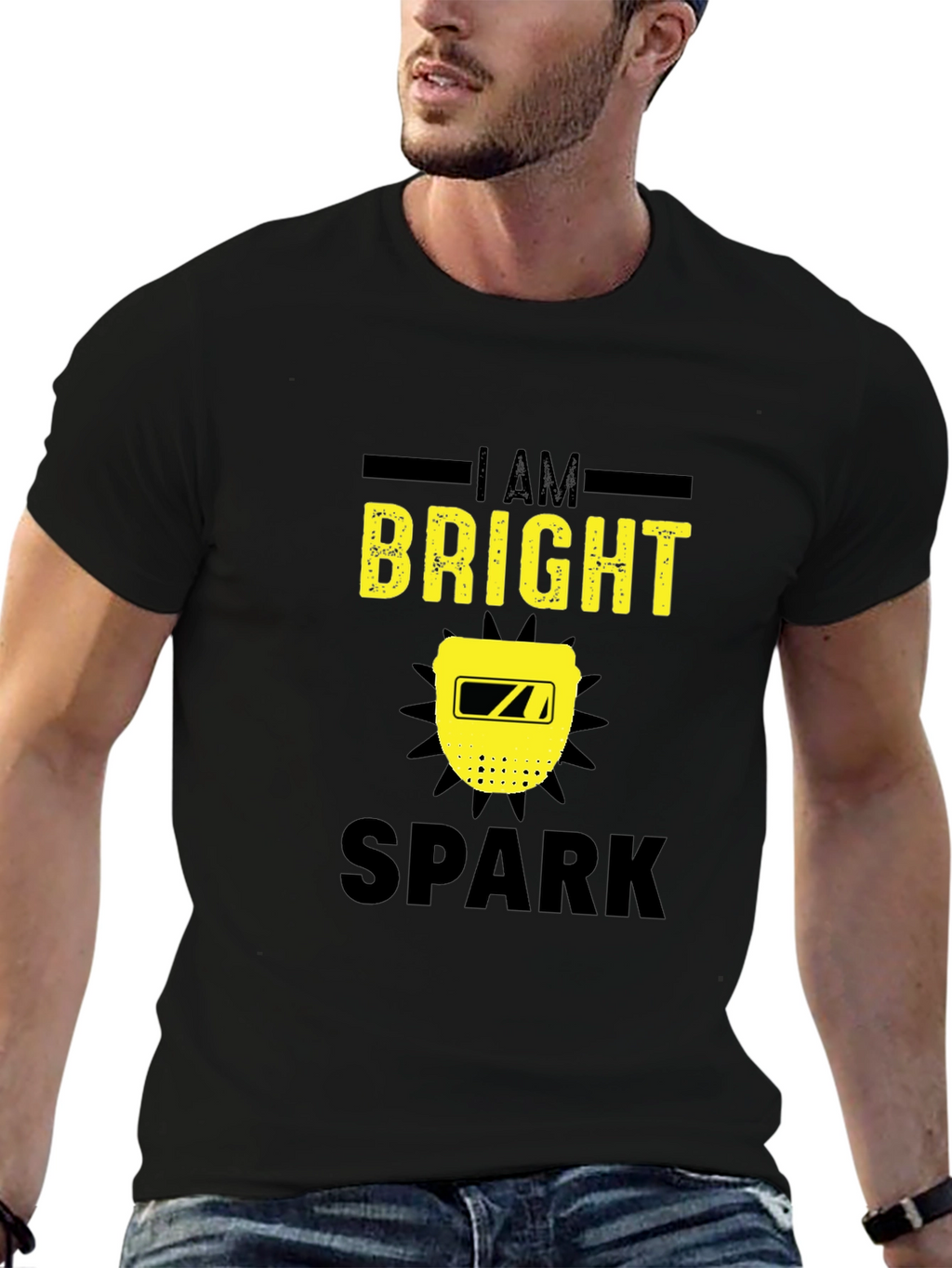 Bright Spark T-Shirt - Welders Humor Tee