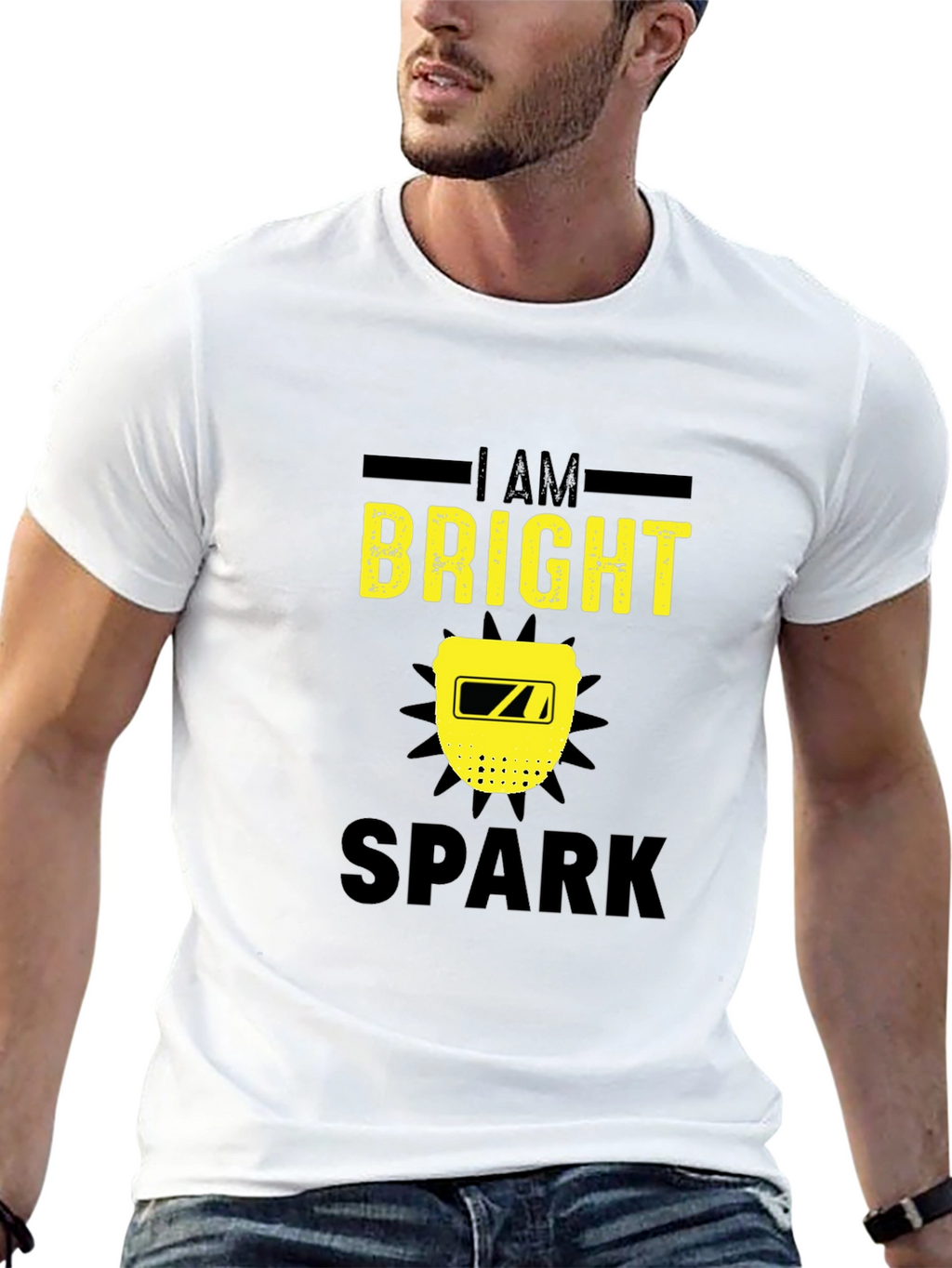 Bright Spark T-Shirt - Welders Humor Tee