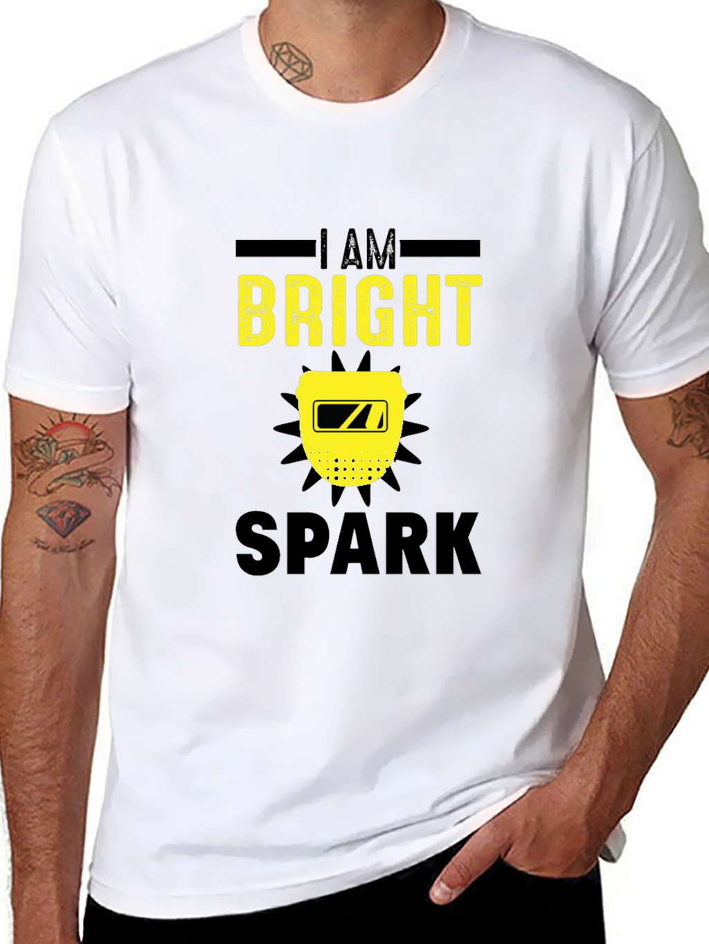 Bright Spark T-Shirt - Welders Humor Tee