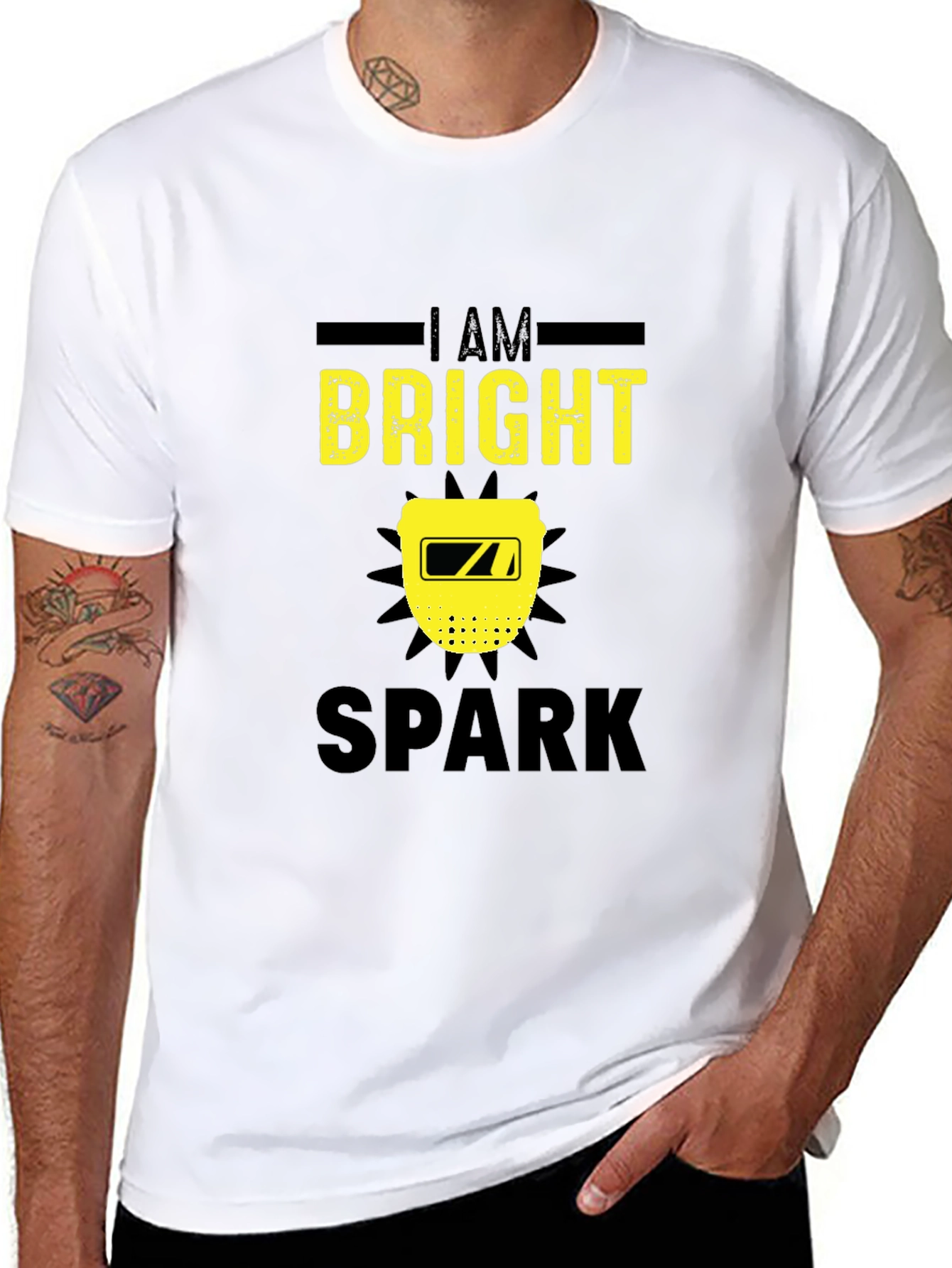 Bright Spark T-Shirt - Welders Humor Tee