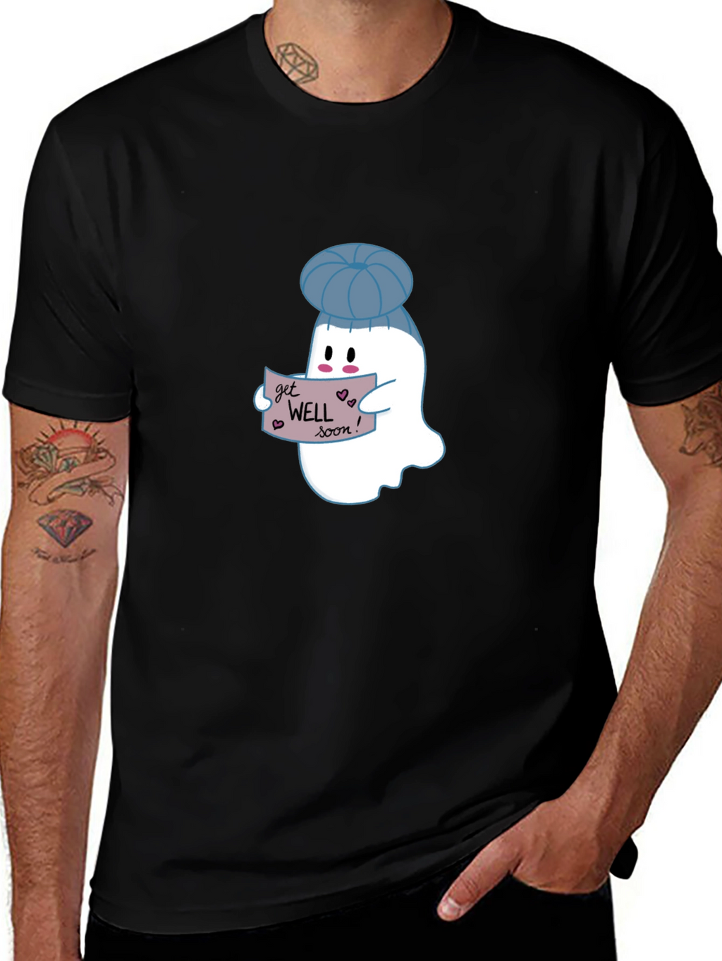 Cute Ghost Get Well Soon T-Shirt