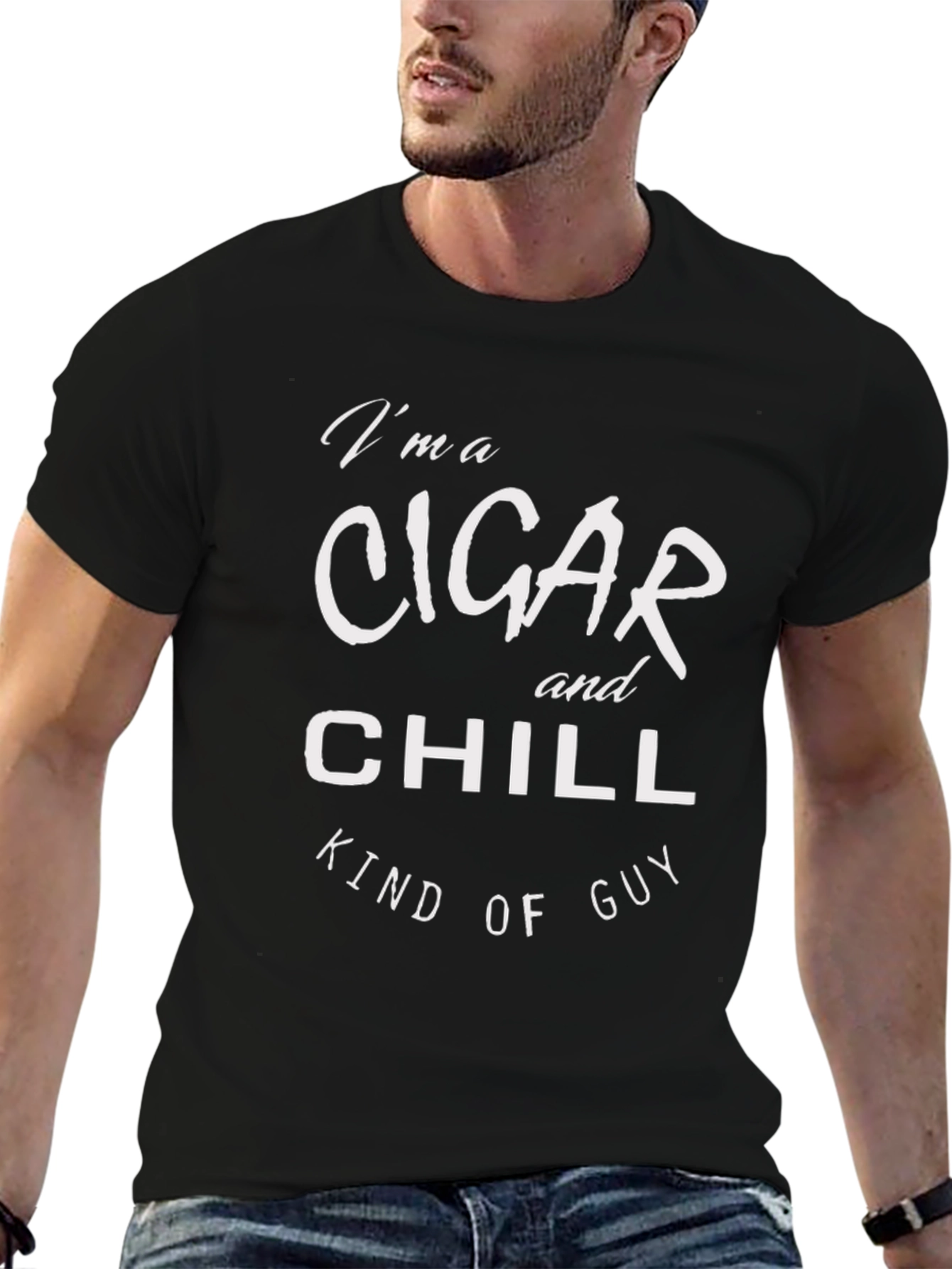 Cigar and Chill Kind of Guy Graphic T-Shirt