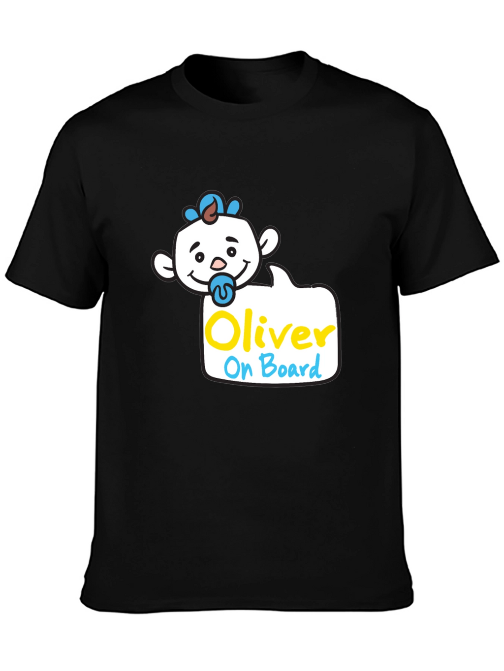 Oliver On Board T-Shirt - Cute Baby Design