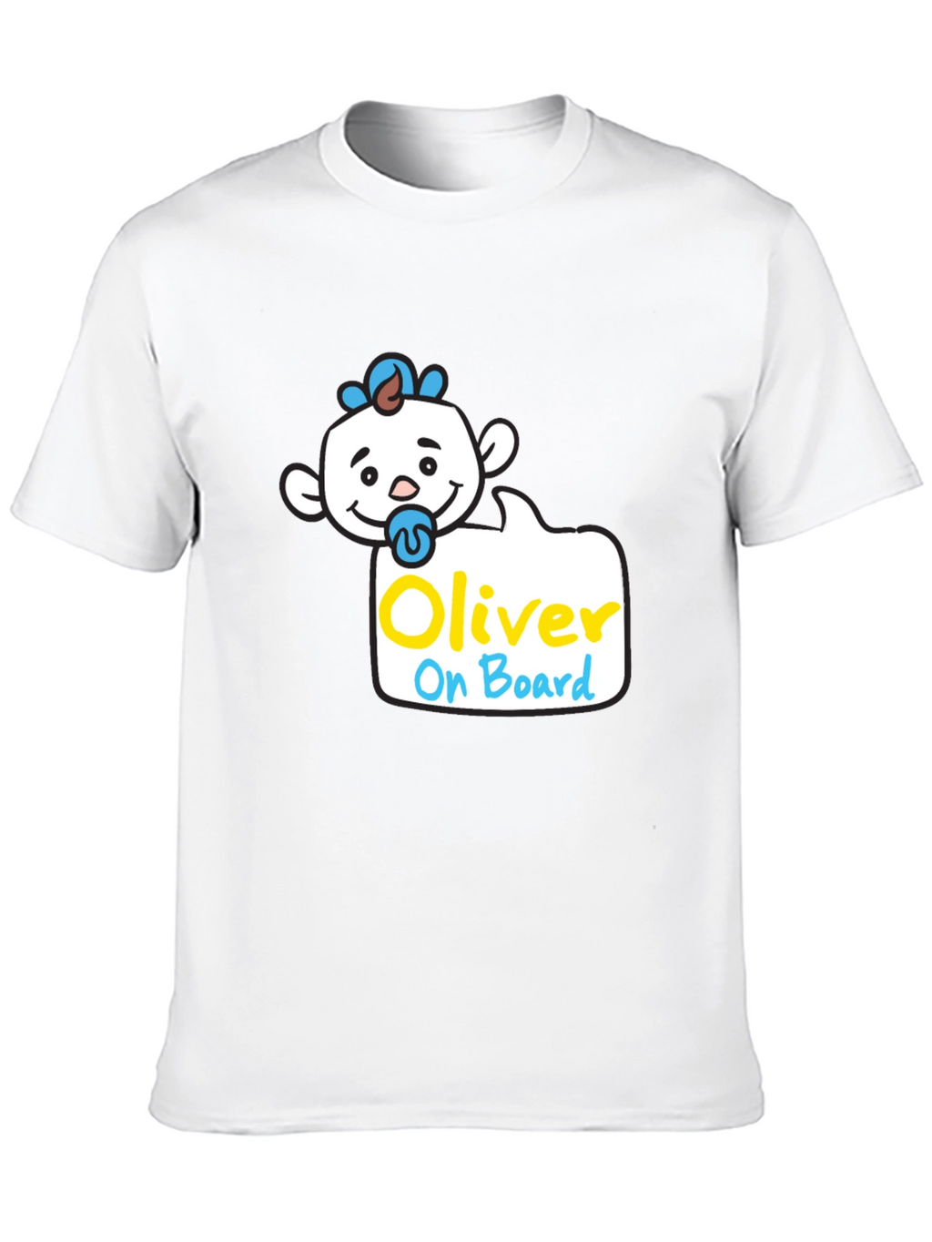 Oliver On Board T-Shirt - Cute Baby Design