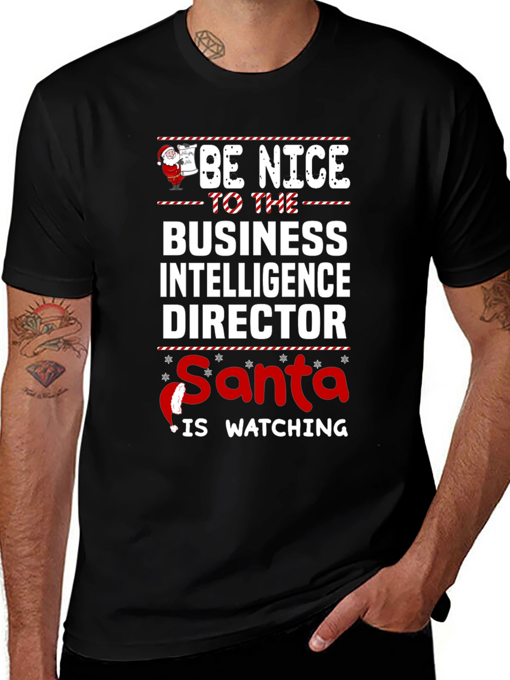 Funny Business Intelligence Director Christmas T-Shirt