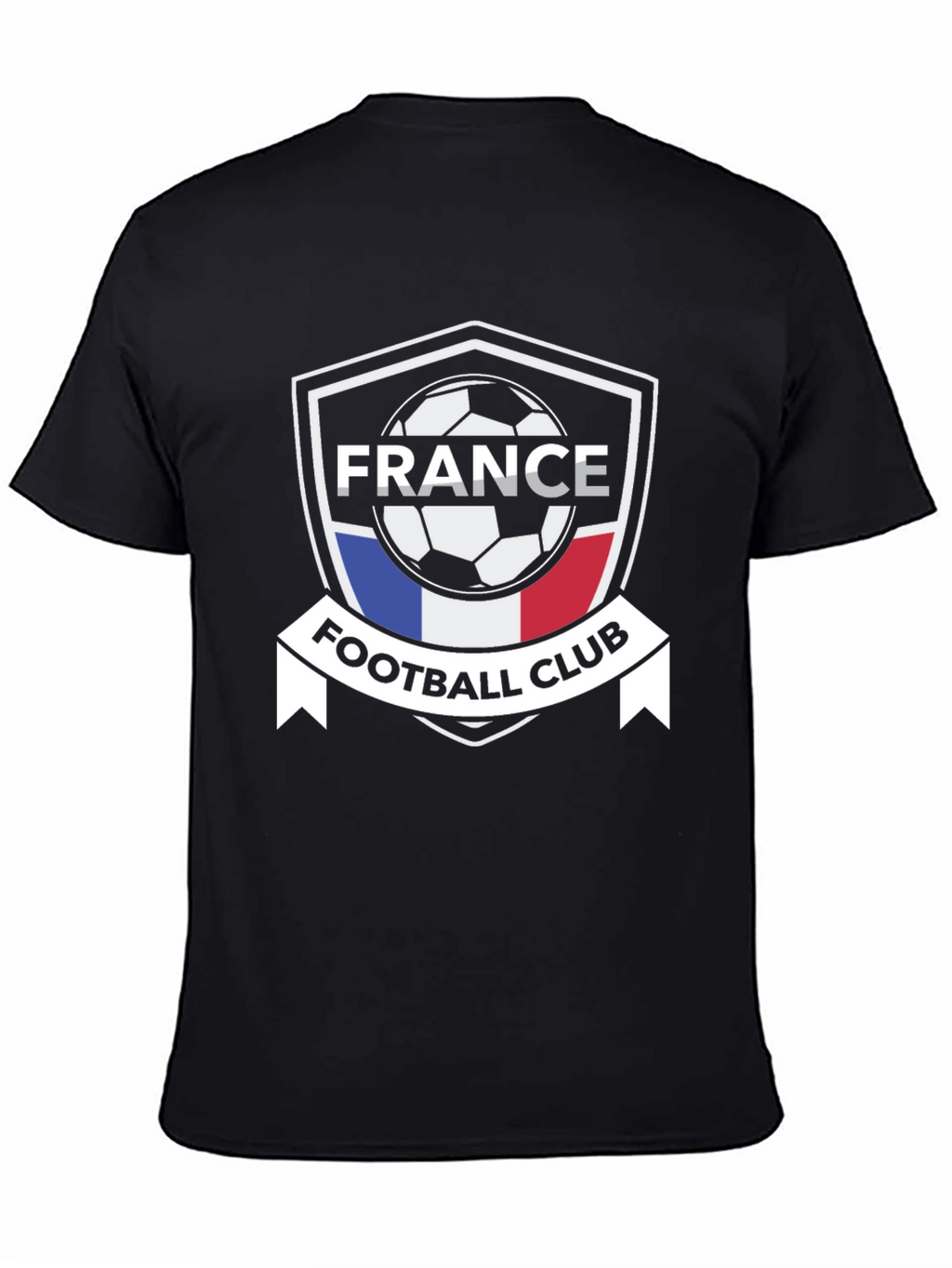 France Football Club T-Shirt - Black Jersey Tee