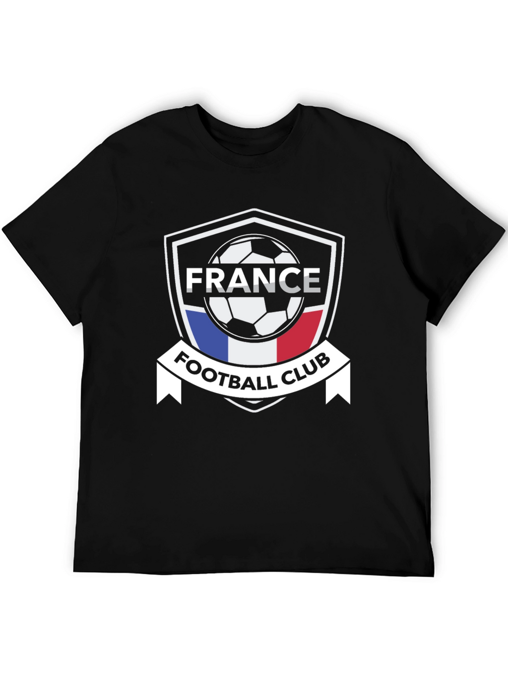 France Football Club T-Shirt - Black Jersey Tee